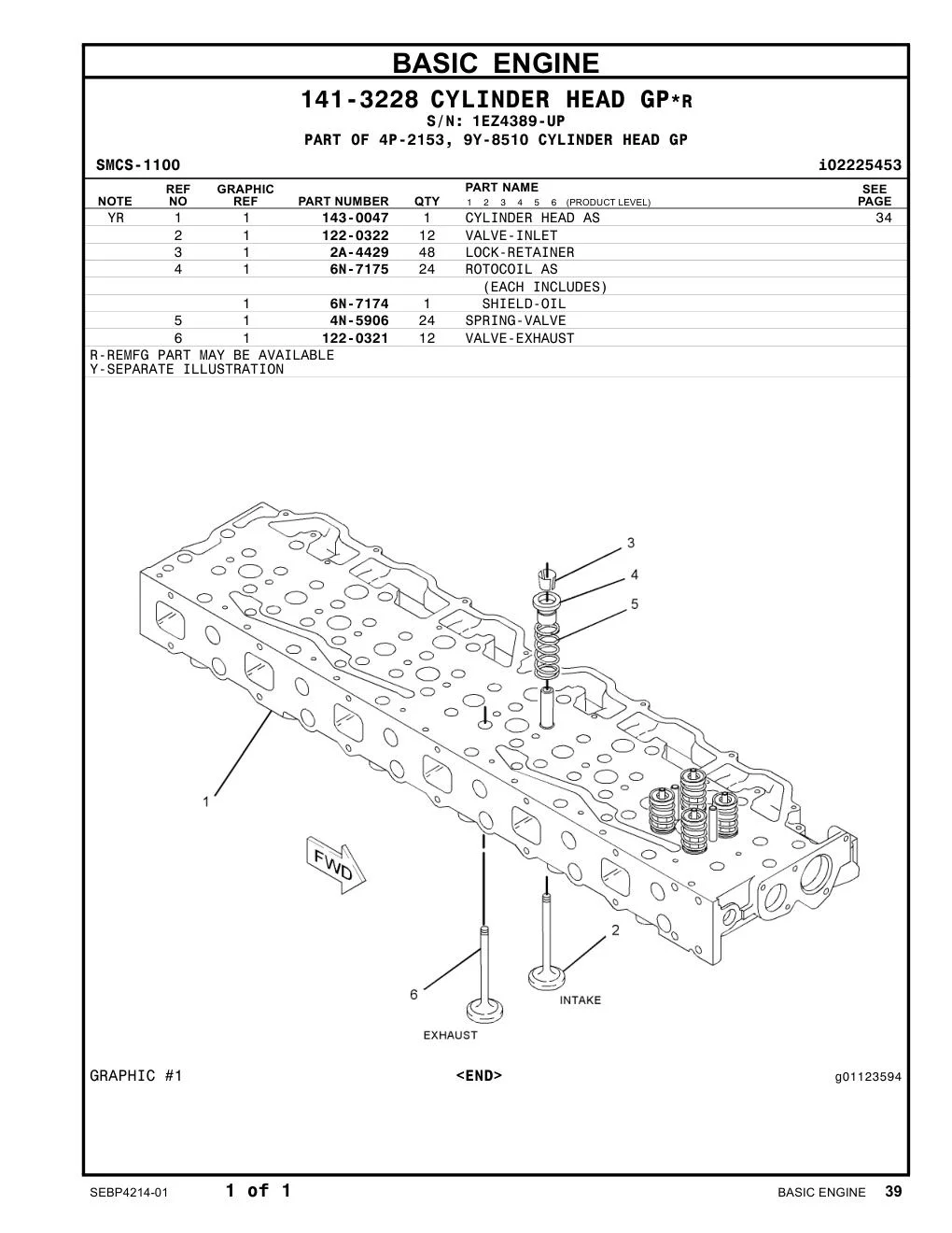 6N-7175 ROTOCOIL AS · S/N 1EZ4389-UP CAT parts manual diagram