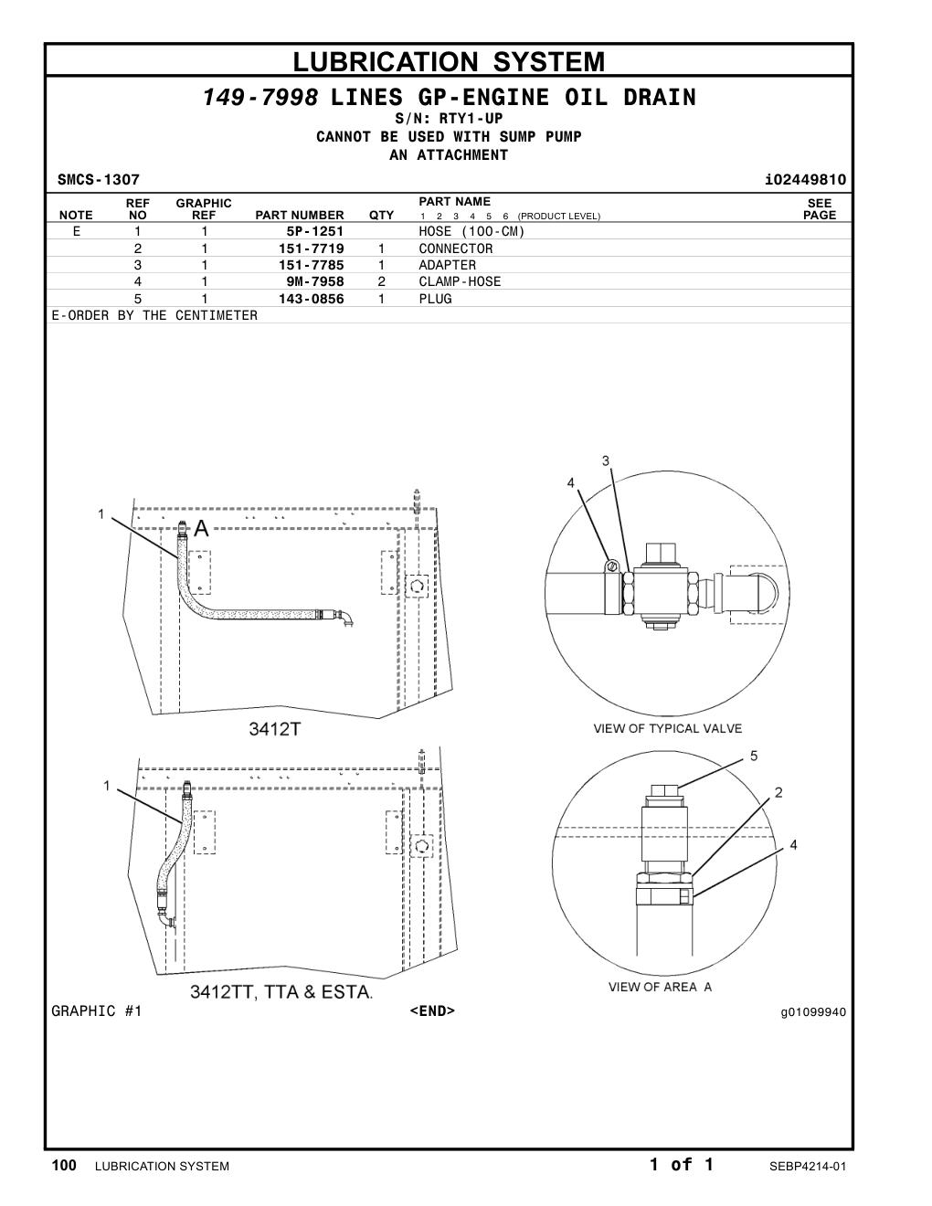 151-7719 CONNECTOR · S/N RTY1-UP CAT parts manual diagram