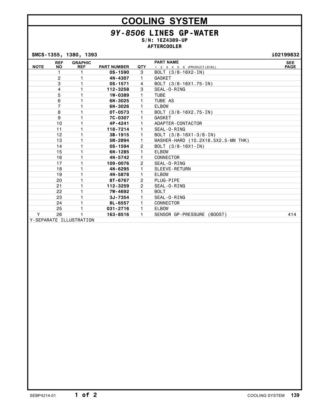 4P-4241 ADAPTER-CONTACTOR · S/N 1EZ4389-UP CAT parts manual diagram