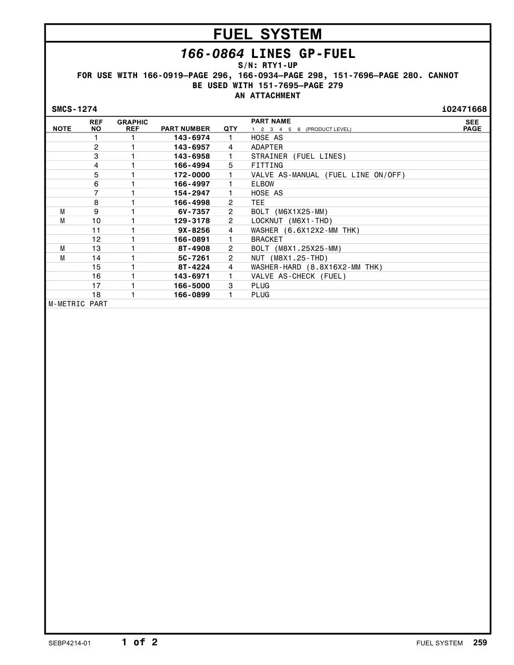 166-0891 - BRACKET