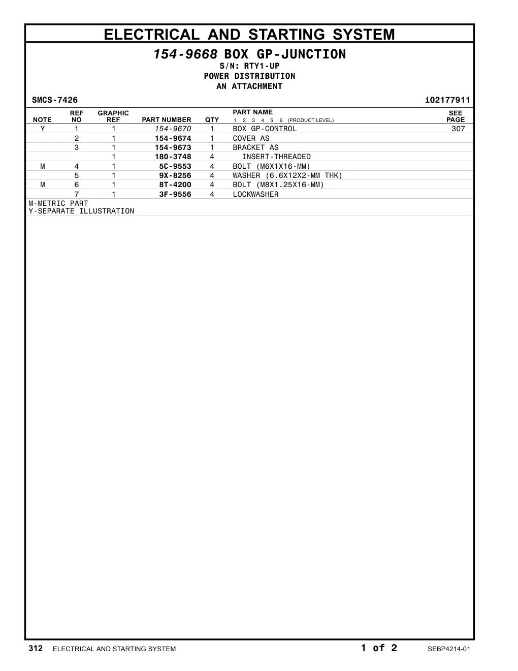 5C-9553 - BOLT (M6X1X16-MM)