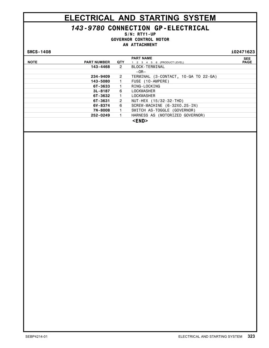 252-0249 - HARNESS AS (MOTORIZED GOVERNOR)
