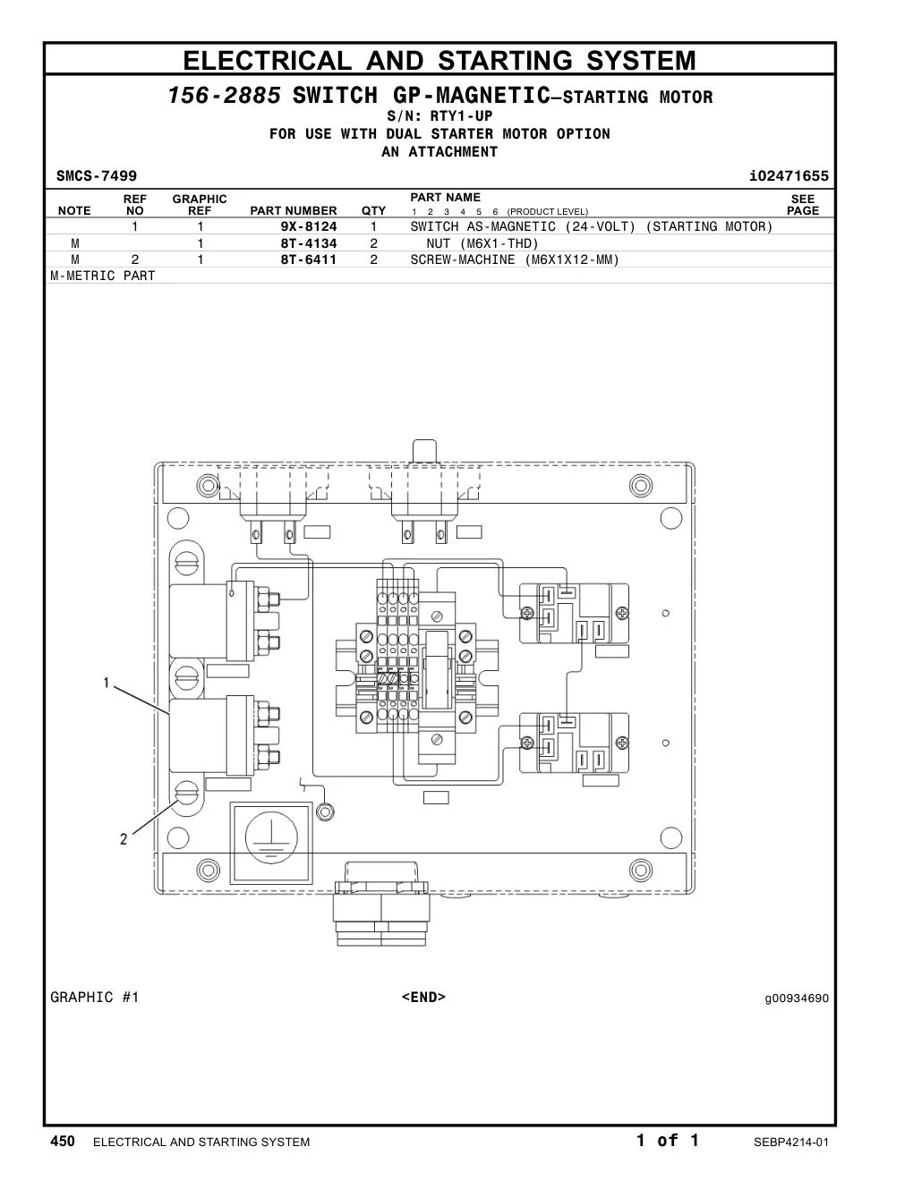 8T-6411 - SCREW-MACHINE (M6X1X12-MM)