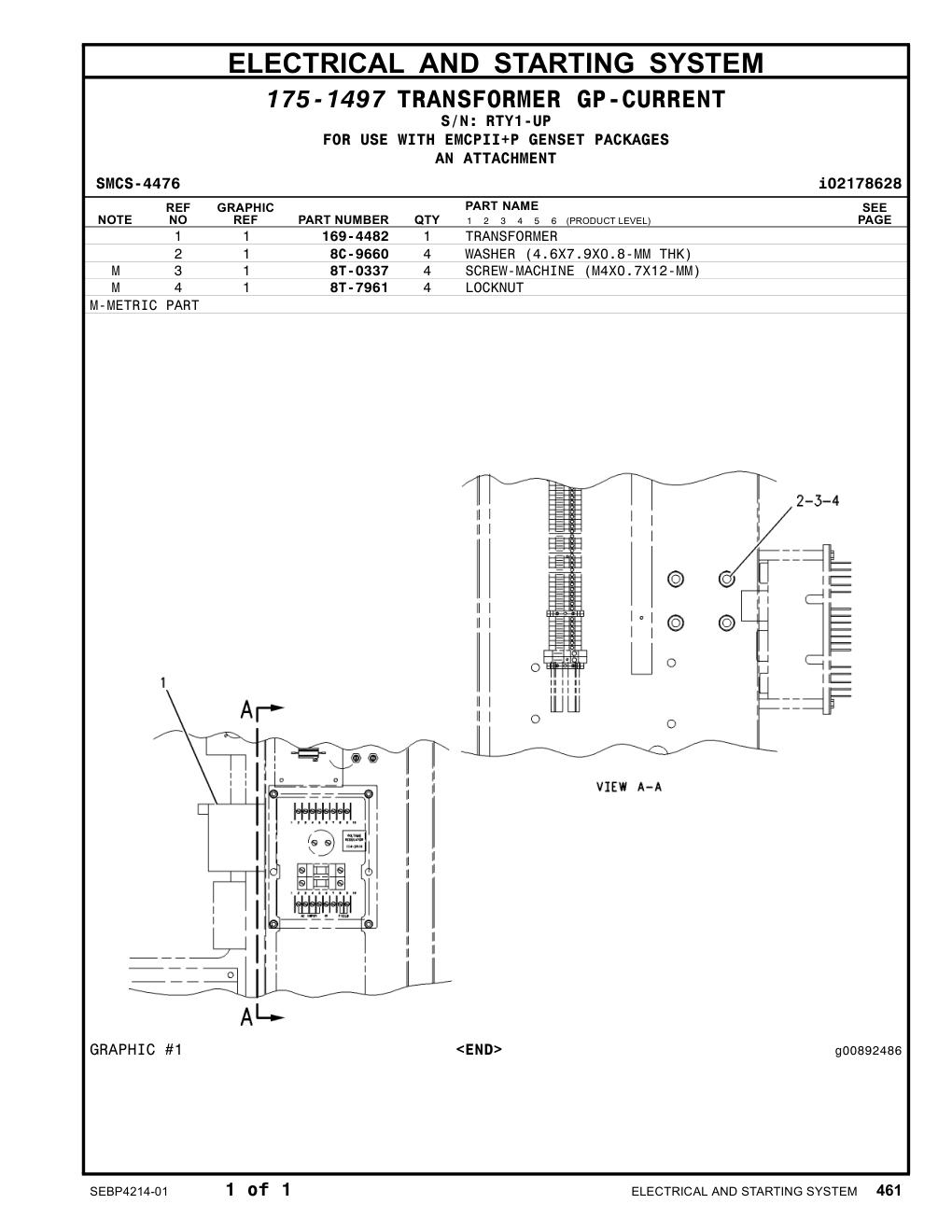 169-4482 - TRANSFORMER