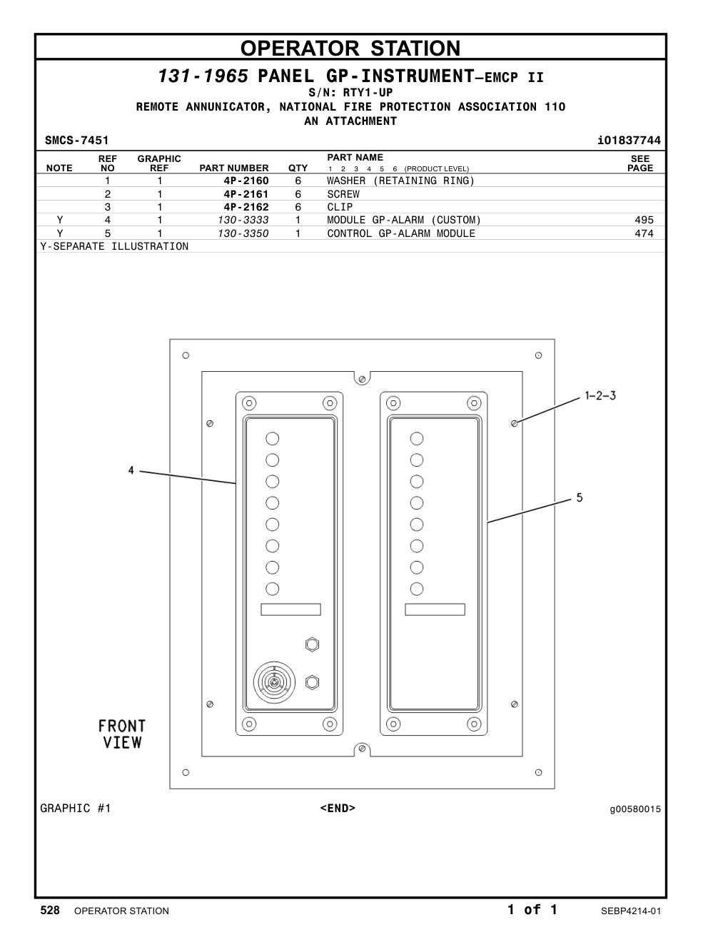 130-3350 - CONTROL GP-ALARM MODULE