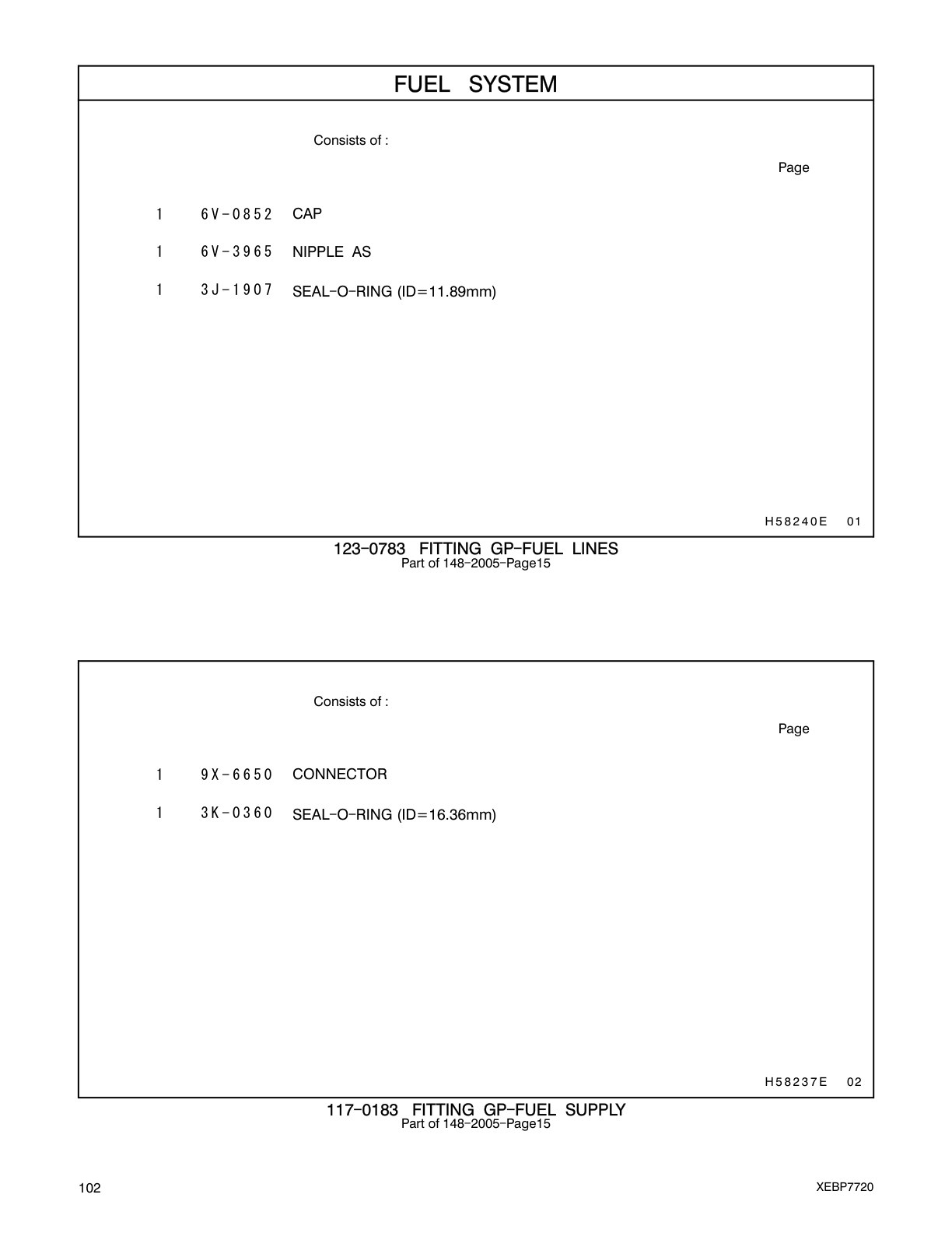 9X-6650 CONNECTOR CAT parts manual diagram