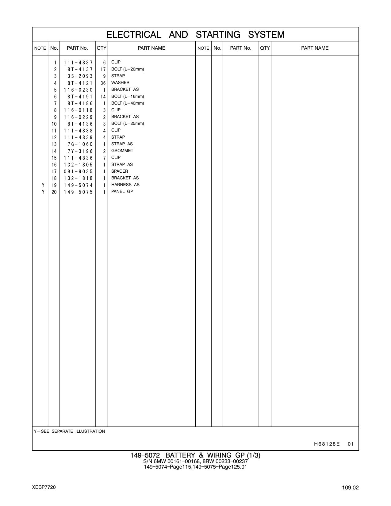 149-5074 HARNESS AS CAT parts manual diagram