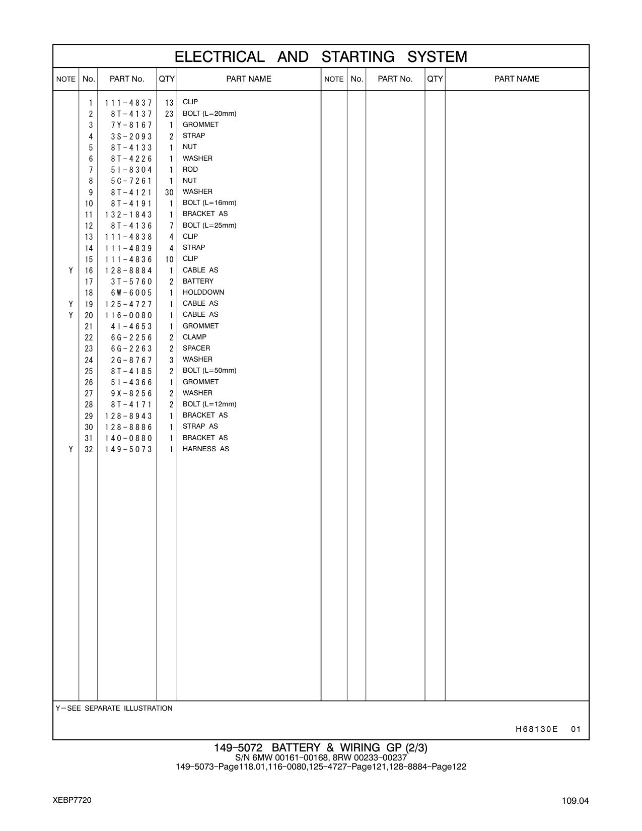 149-5073 HARNESS AS CAT parts manual diagram