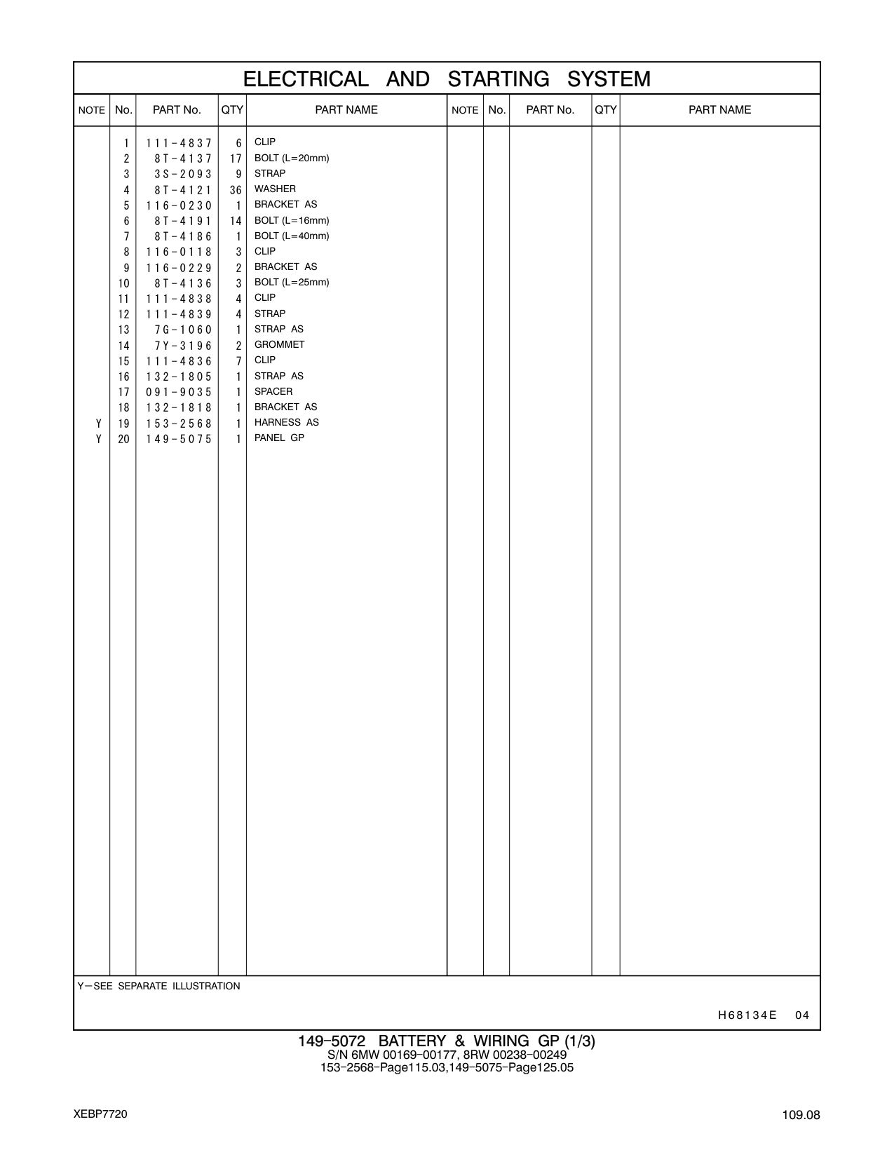 153-2568 HARNESS AS CAT parts manual diagram