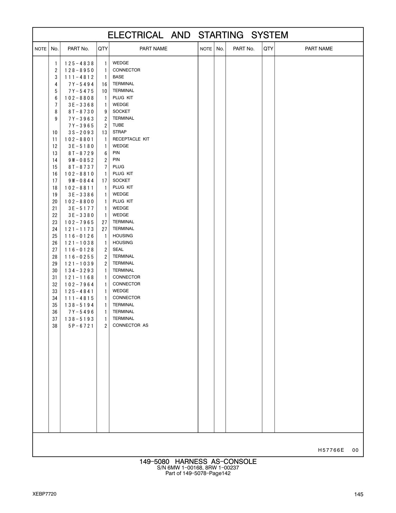 111-4812 BASE CAT parts manual diagram