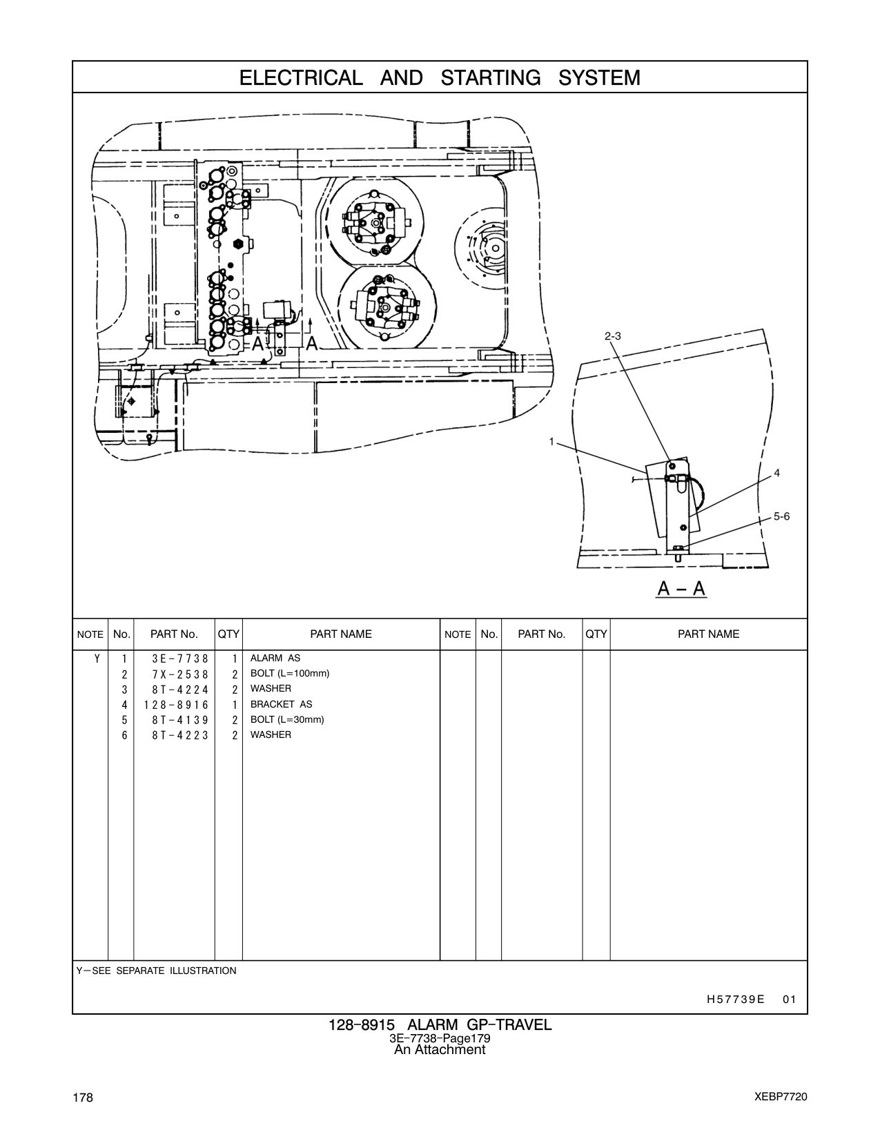 128-8916 BRACKET AS CAT parts manual diagram