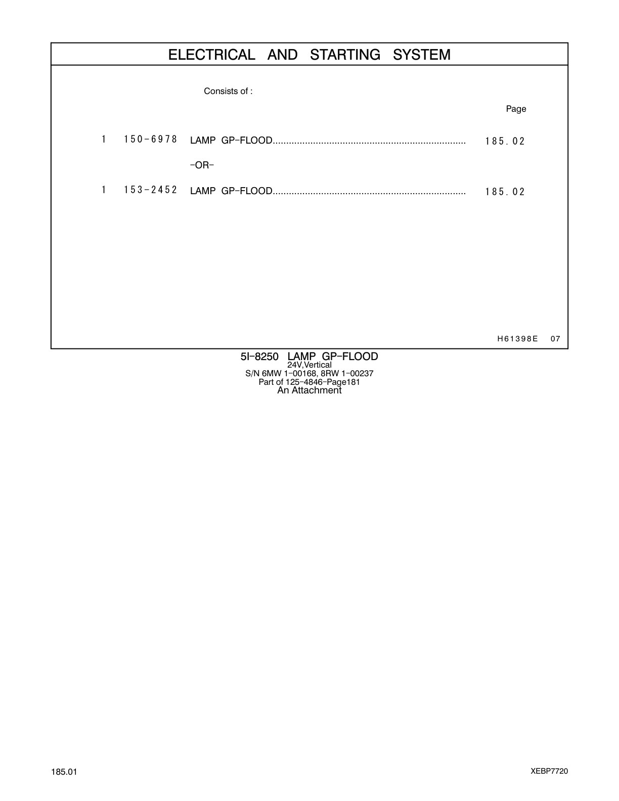 150-6978 - LAMP GP-FLOOD