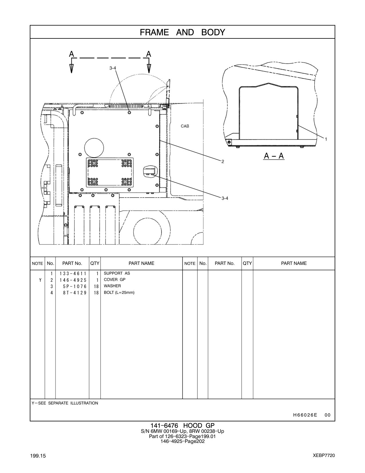 8T-4129 BOLT (L=25mm) CAT parts manual diagram