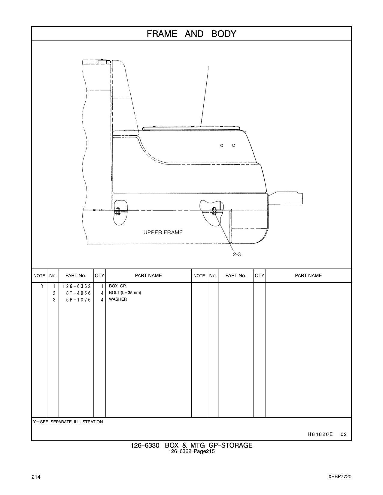 126-6362 - BOX GP