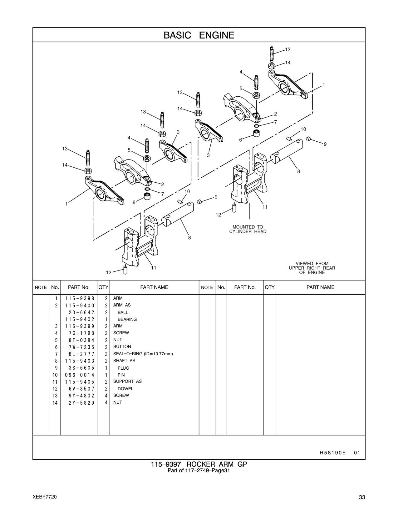 8T-0384 NUT CAT parts manual diagram