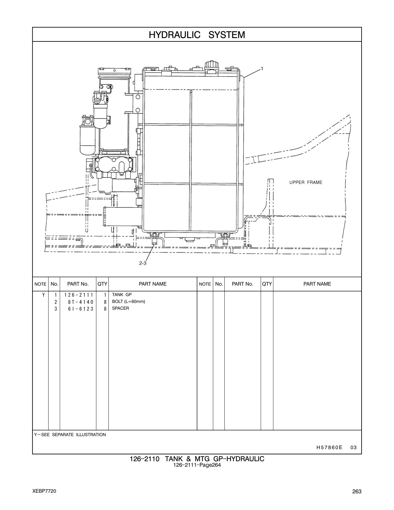 126-2111 TANK GP CAT parts manual diagram