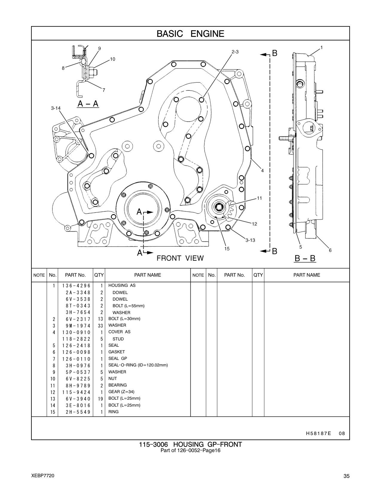 3E-8016 BOLT (L=25mm) CAT parts manual diagram