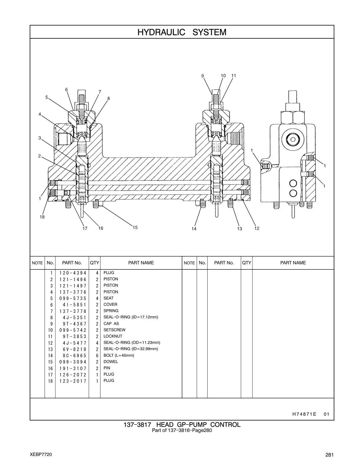 126-2072 PLUG CAT parts manual diagram