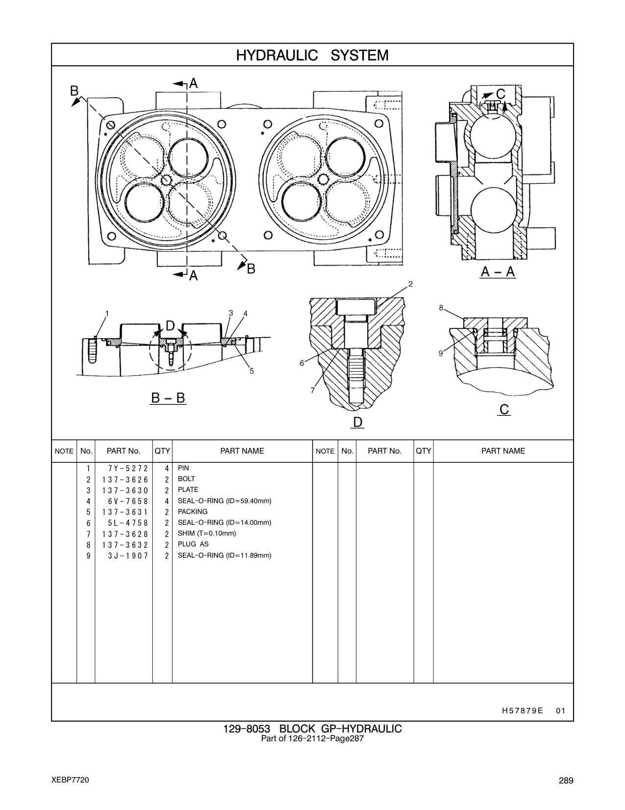 137-3630 PLATE CAT parts manual diagram