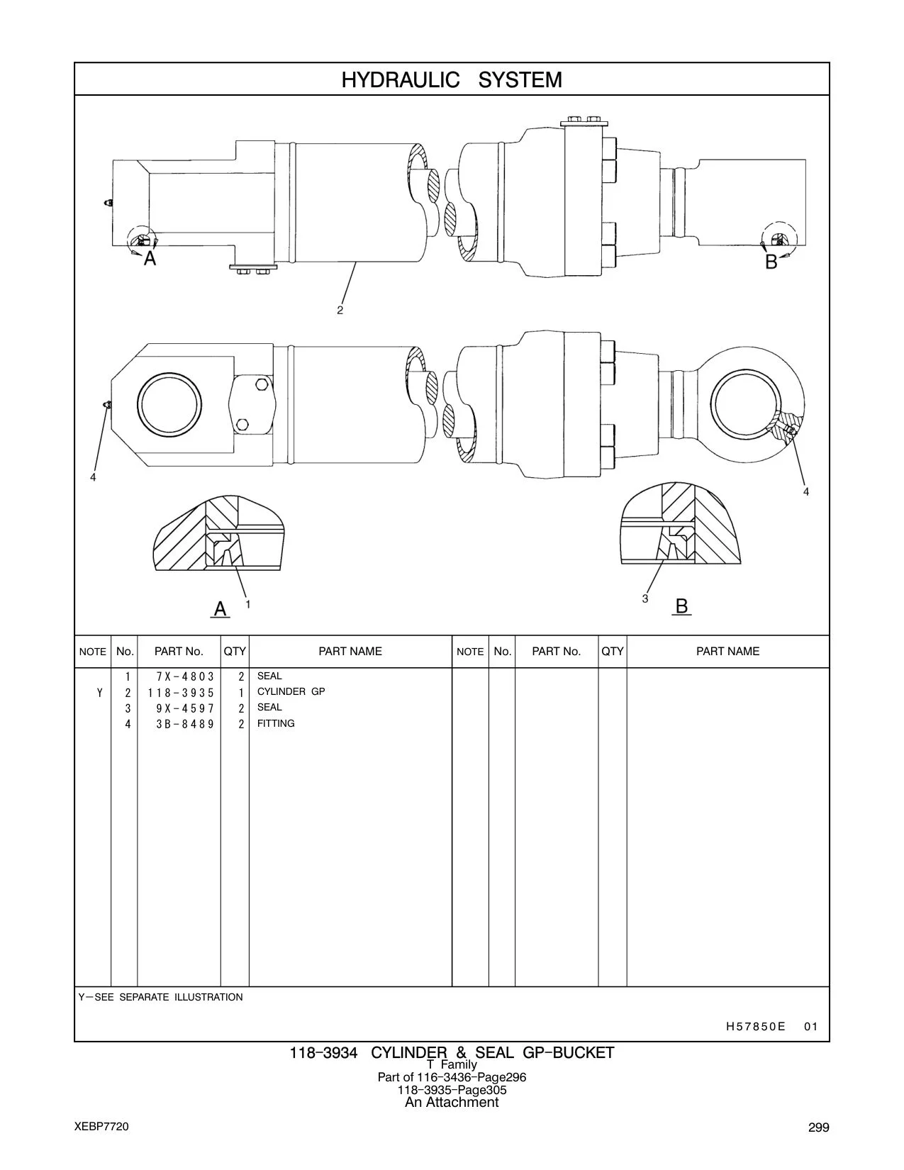 118-3935 CYLINDER GP CAT parts manual diagram