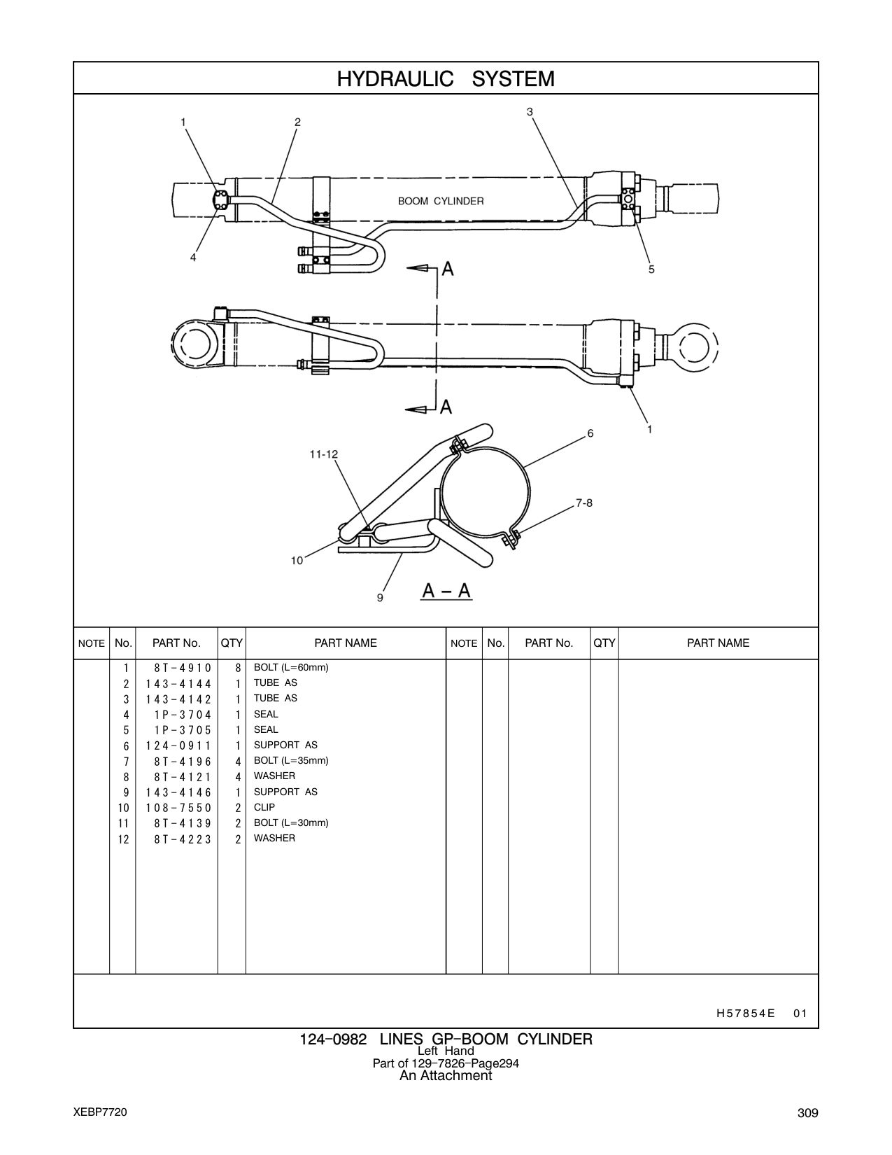 143-4142 TUBE AS CAT parts manual diagram