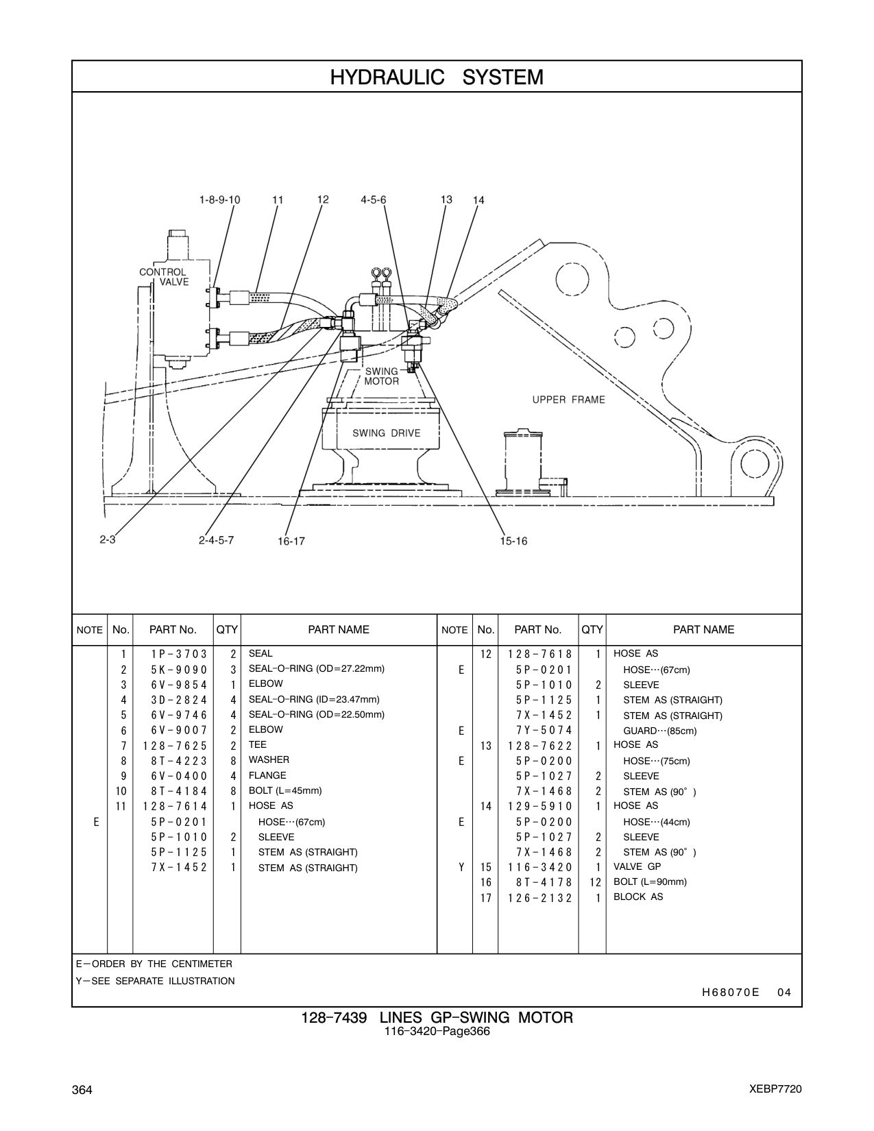 128-7625 TEE CAT parts manual diagram