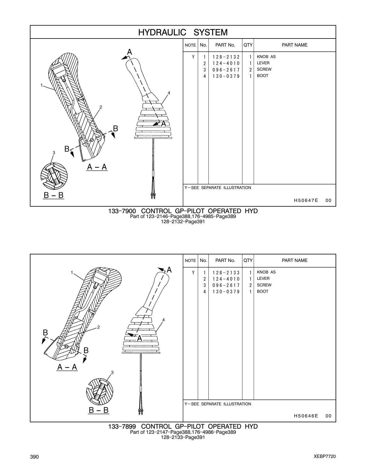 130-0379 BOOT CAT parts manual diagram