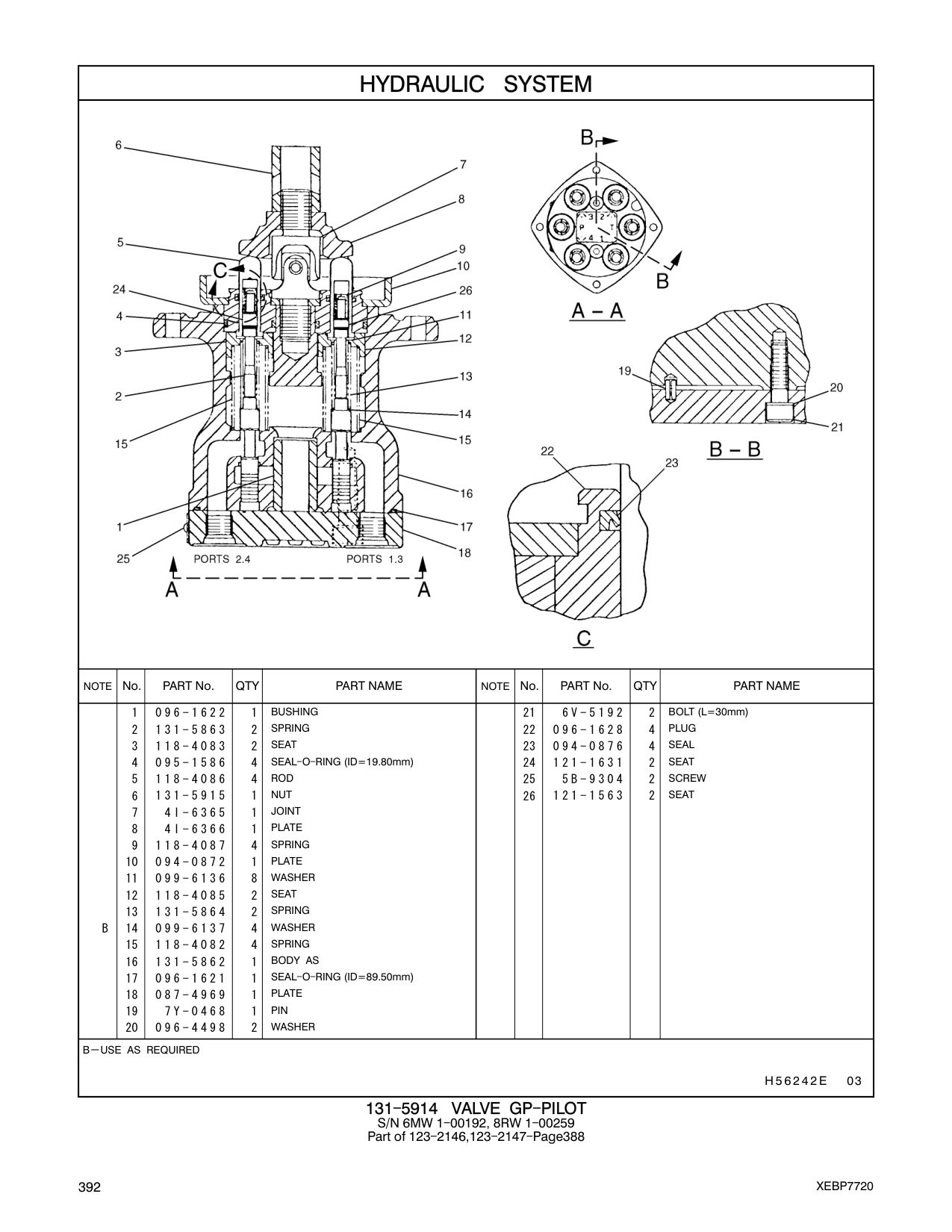 118-4085 SEAT CAT parts manual diagram