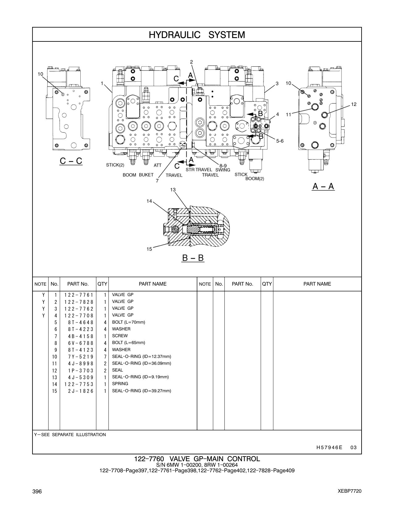 122-7753 SPRING CAT parts manual diagram