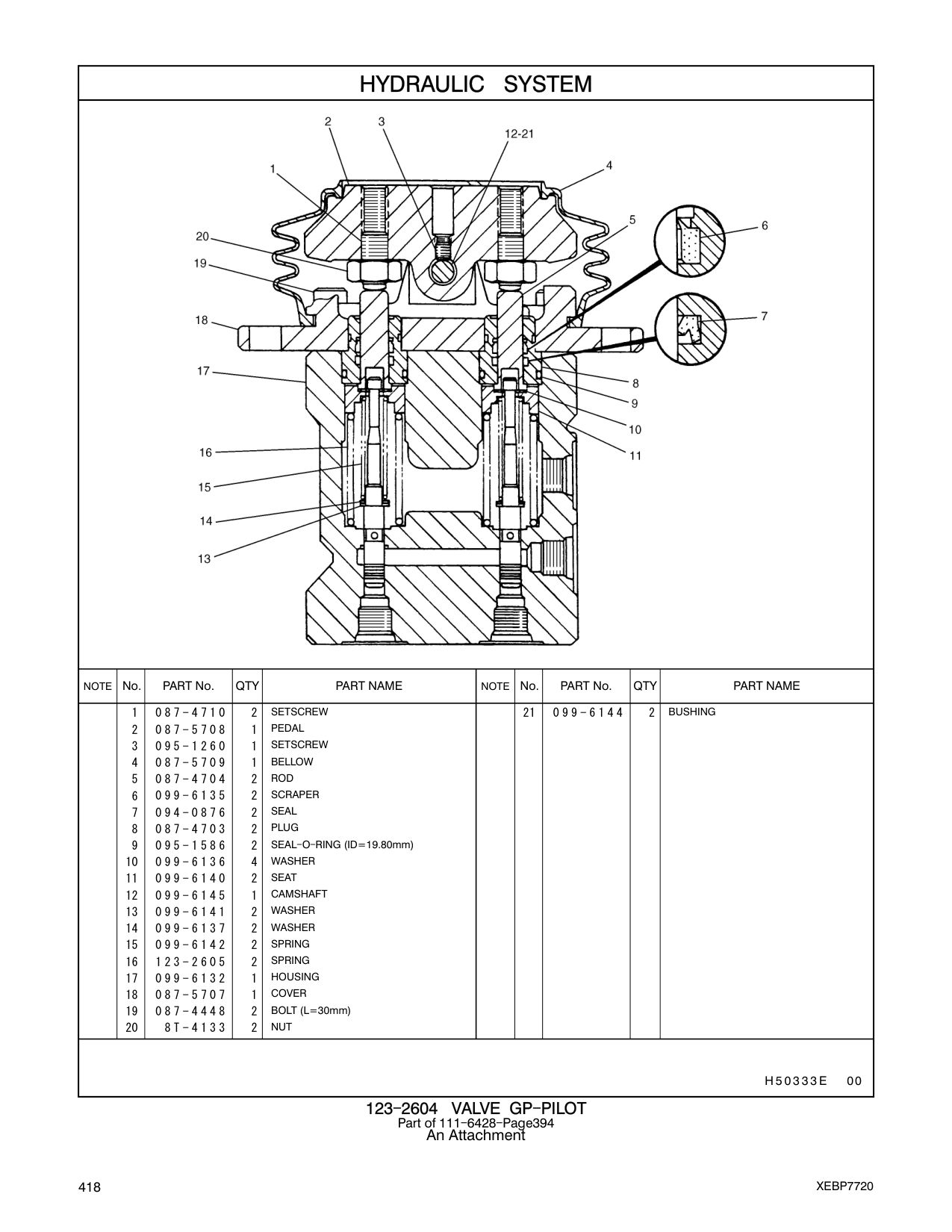 087-5707 COVER CAT parts manual diagram