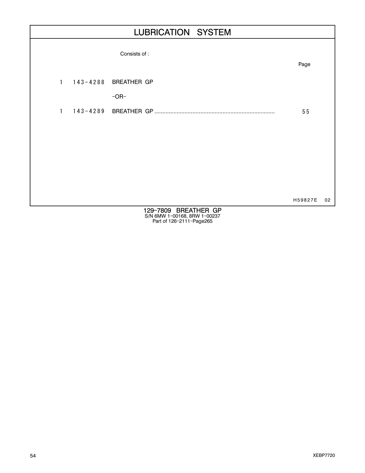 143-4288 - BREATHER GP
