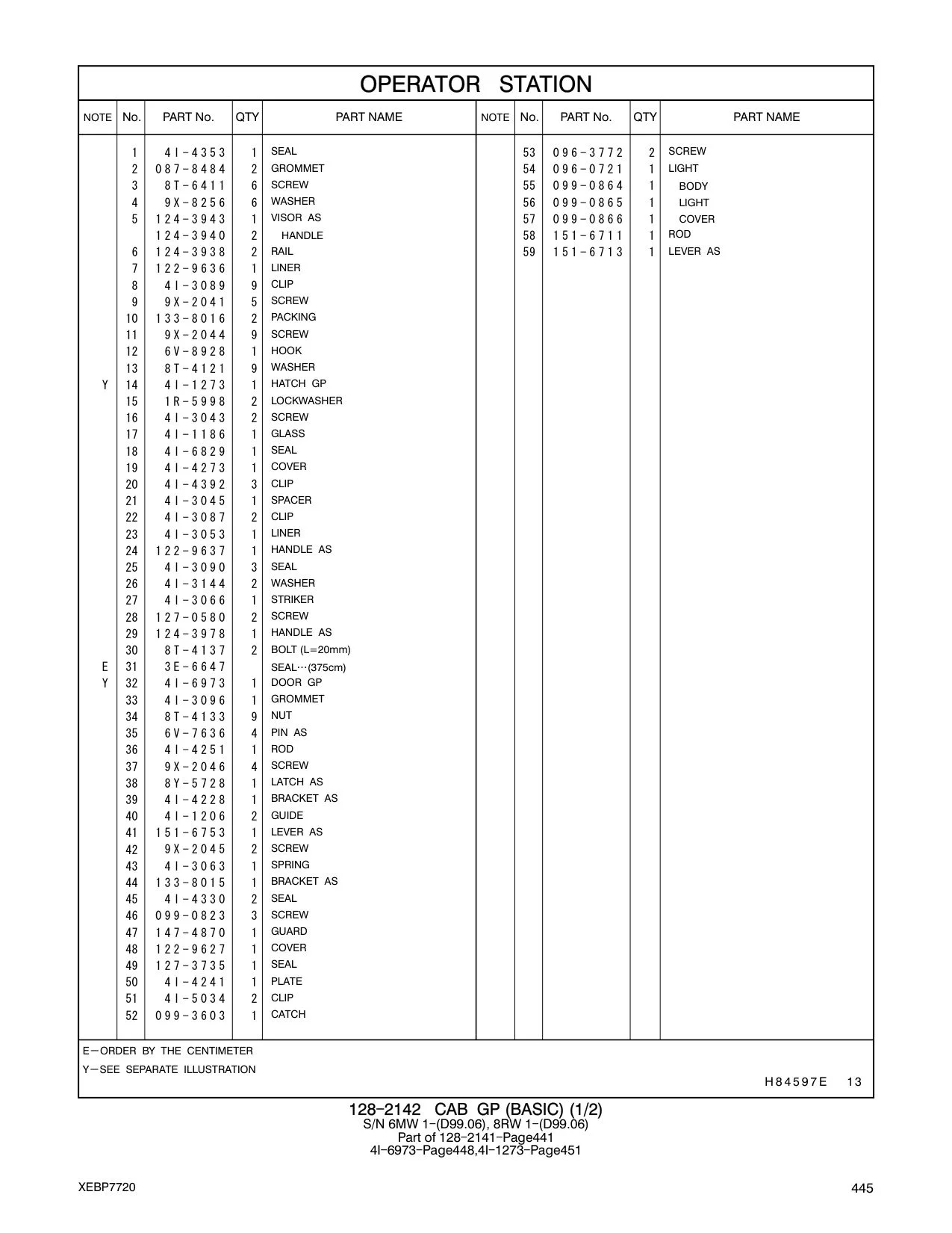 122-9627 COVER CAT parts manual diagram
