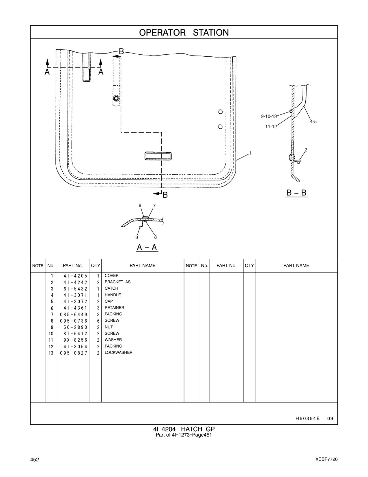 6I-5432 CATCH CAT parts manual diagram