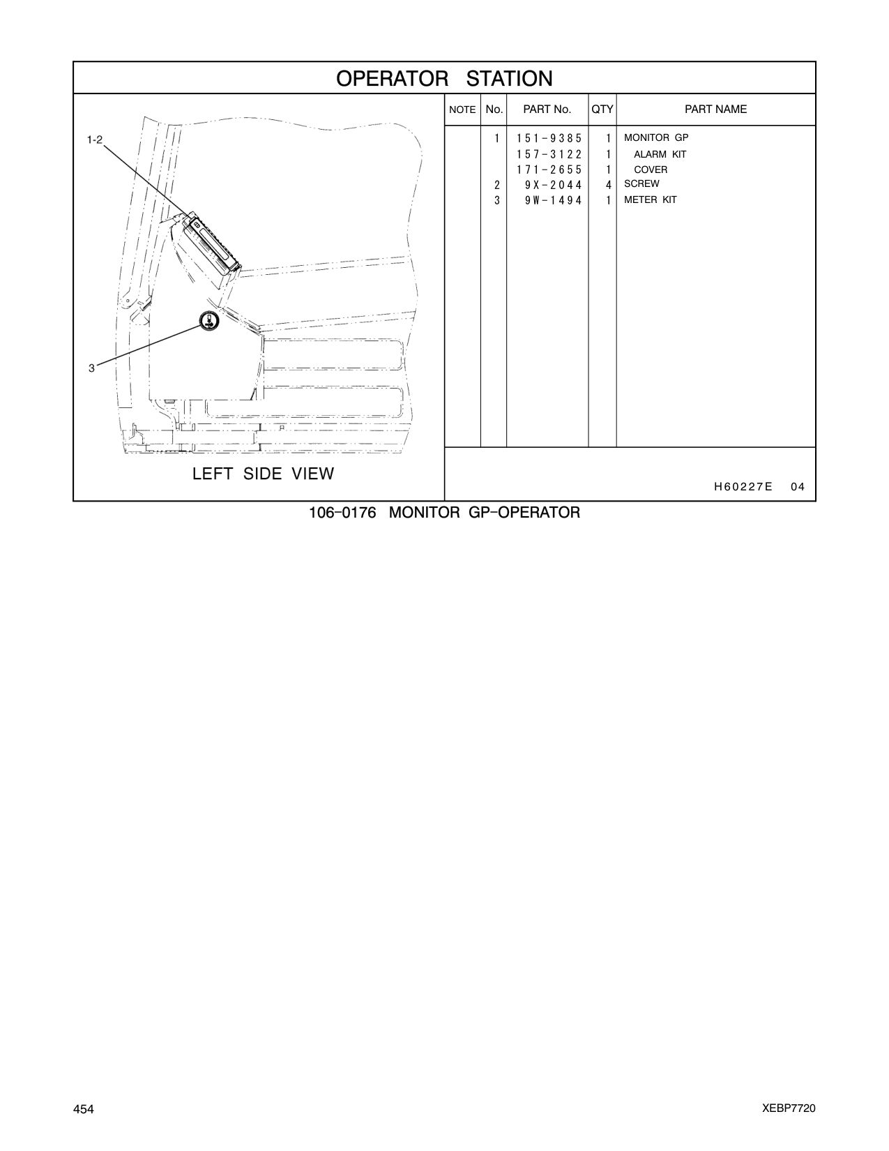 9W-1494 - KIT-SERVICE METER