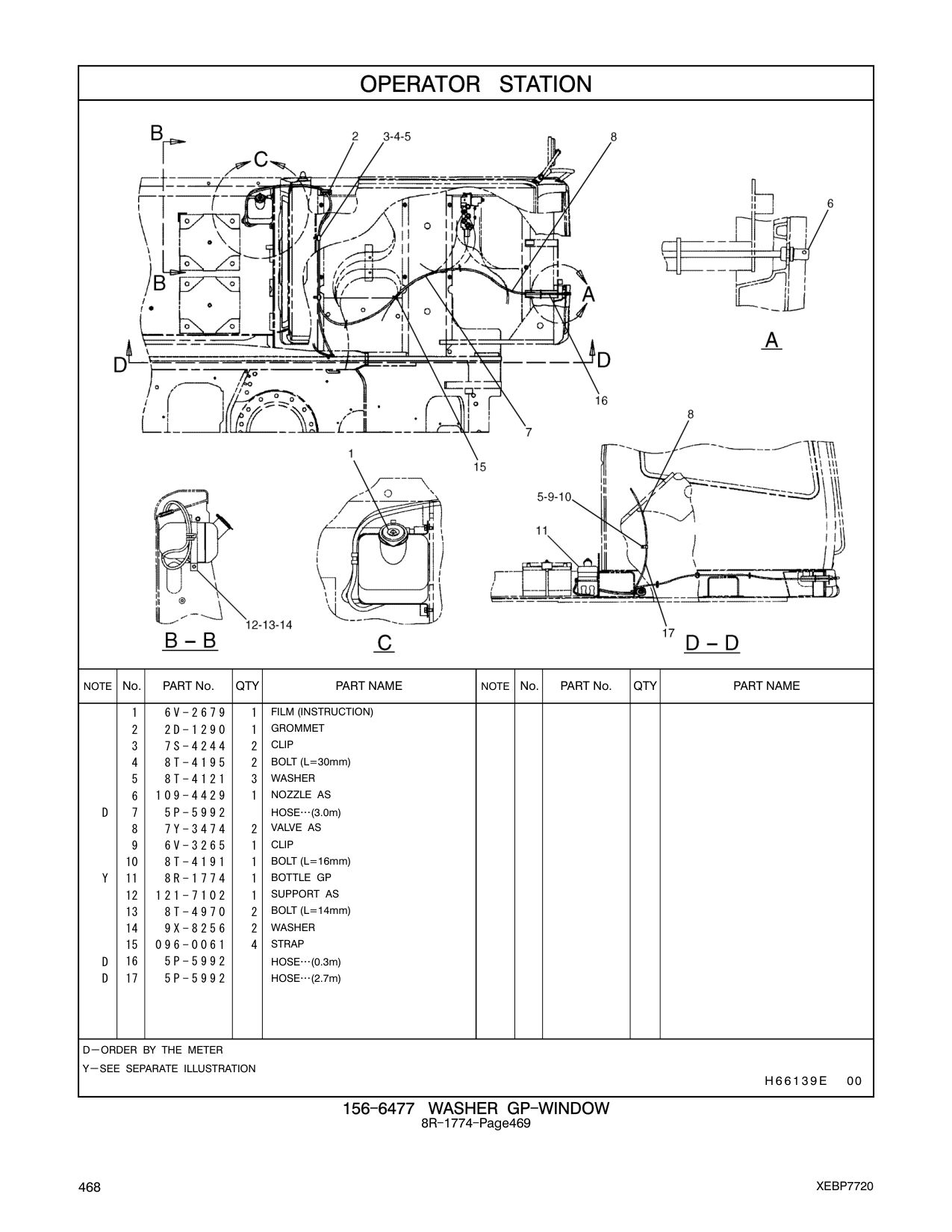 8R-1774 BOTTLE GP CAT parts manual diagram