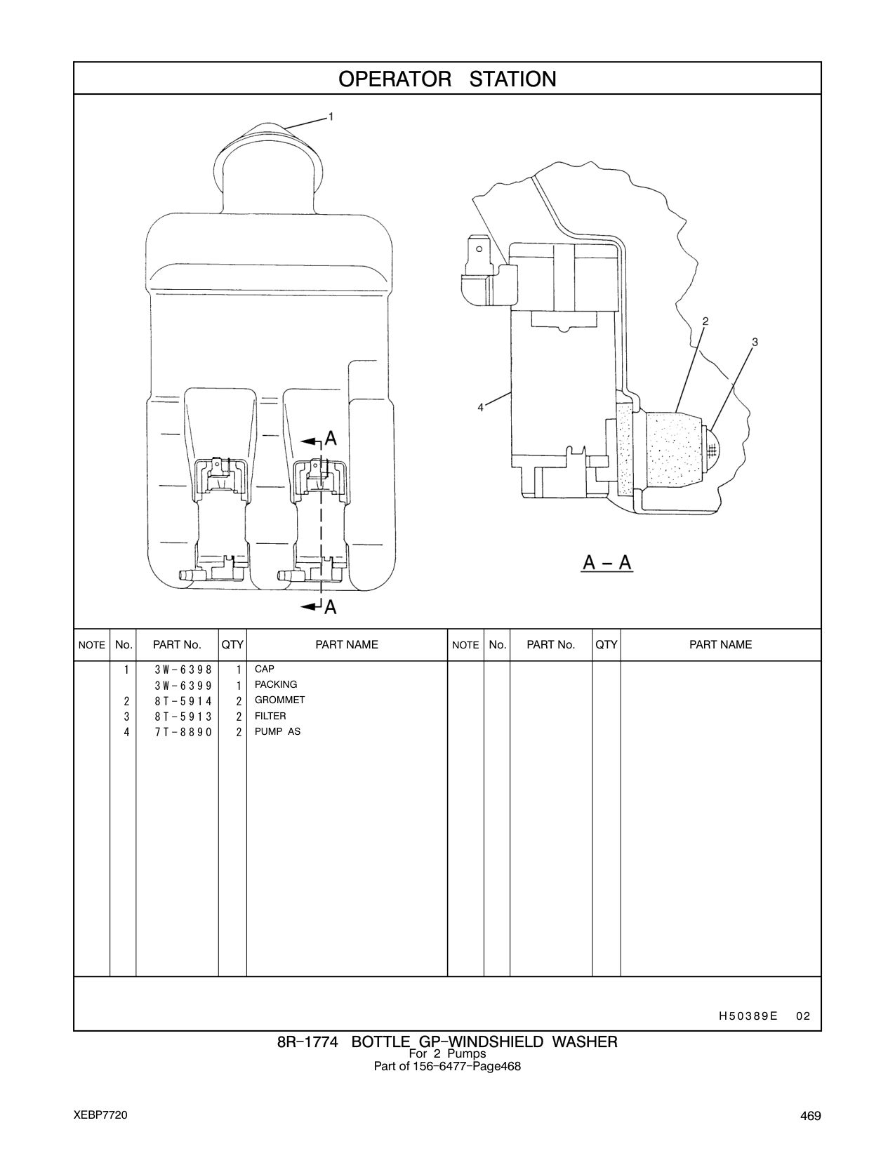 8T-5914 GROMMET CAT parts manual diagram