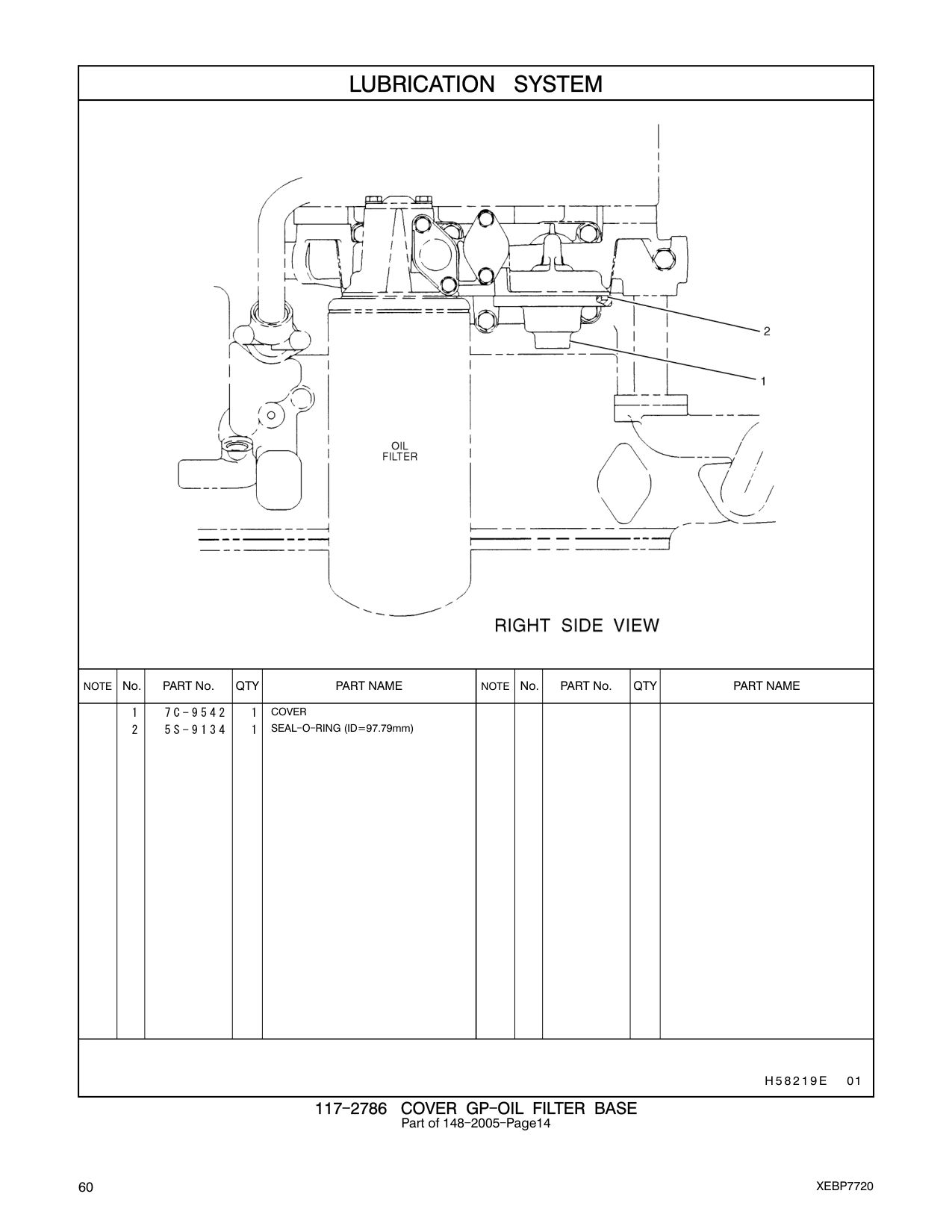 5S-9134 SEAL-O-RING CAT parts manual diagram