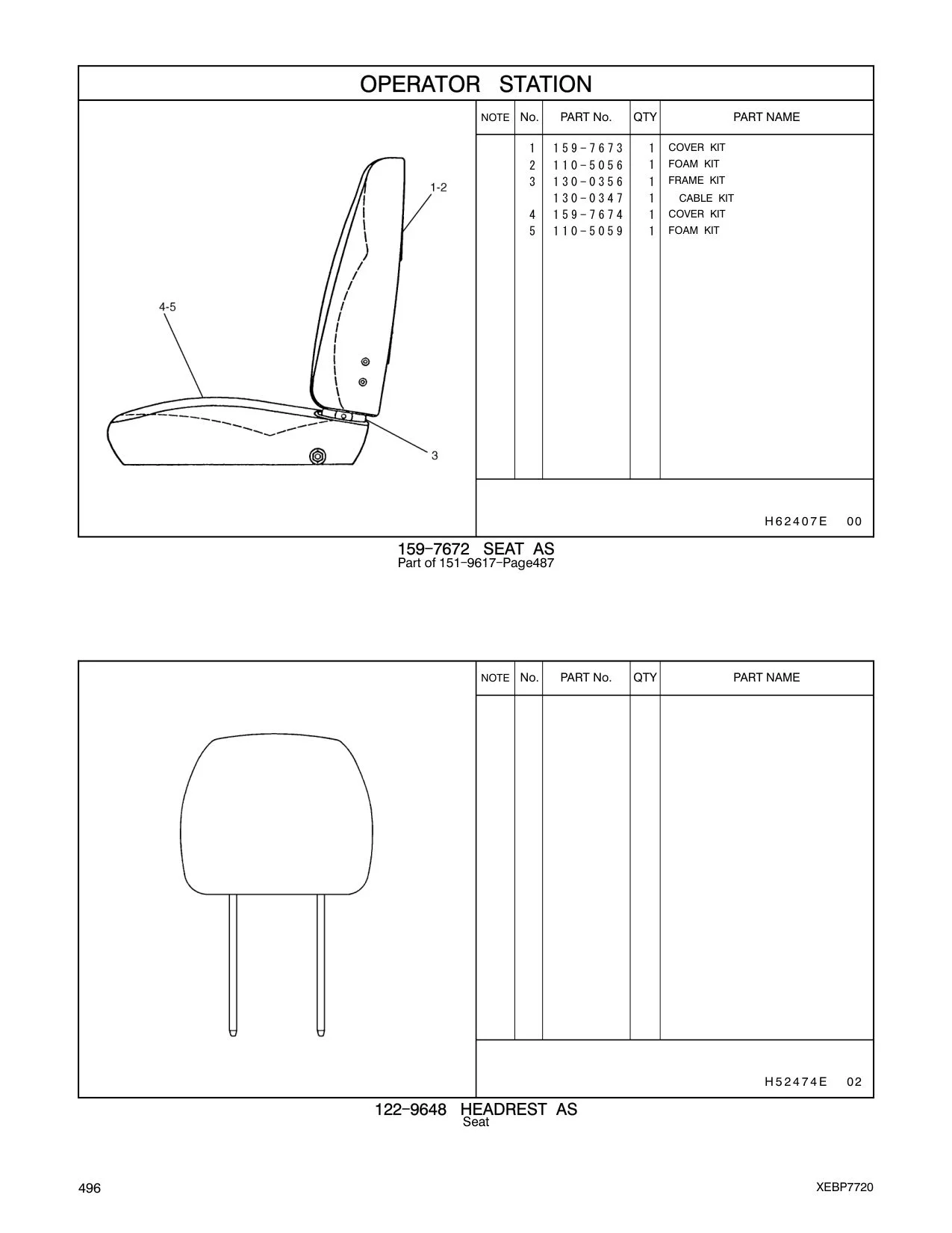 130-0347 - CABLE KIT