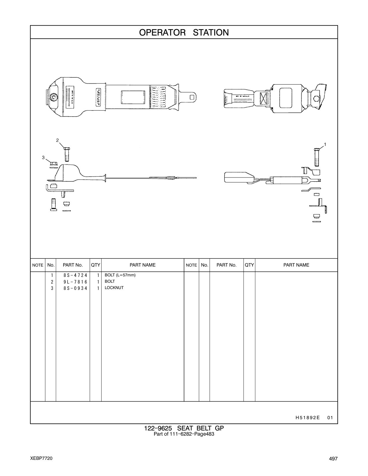 8S-4724 - BOLT (L=57mm)