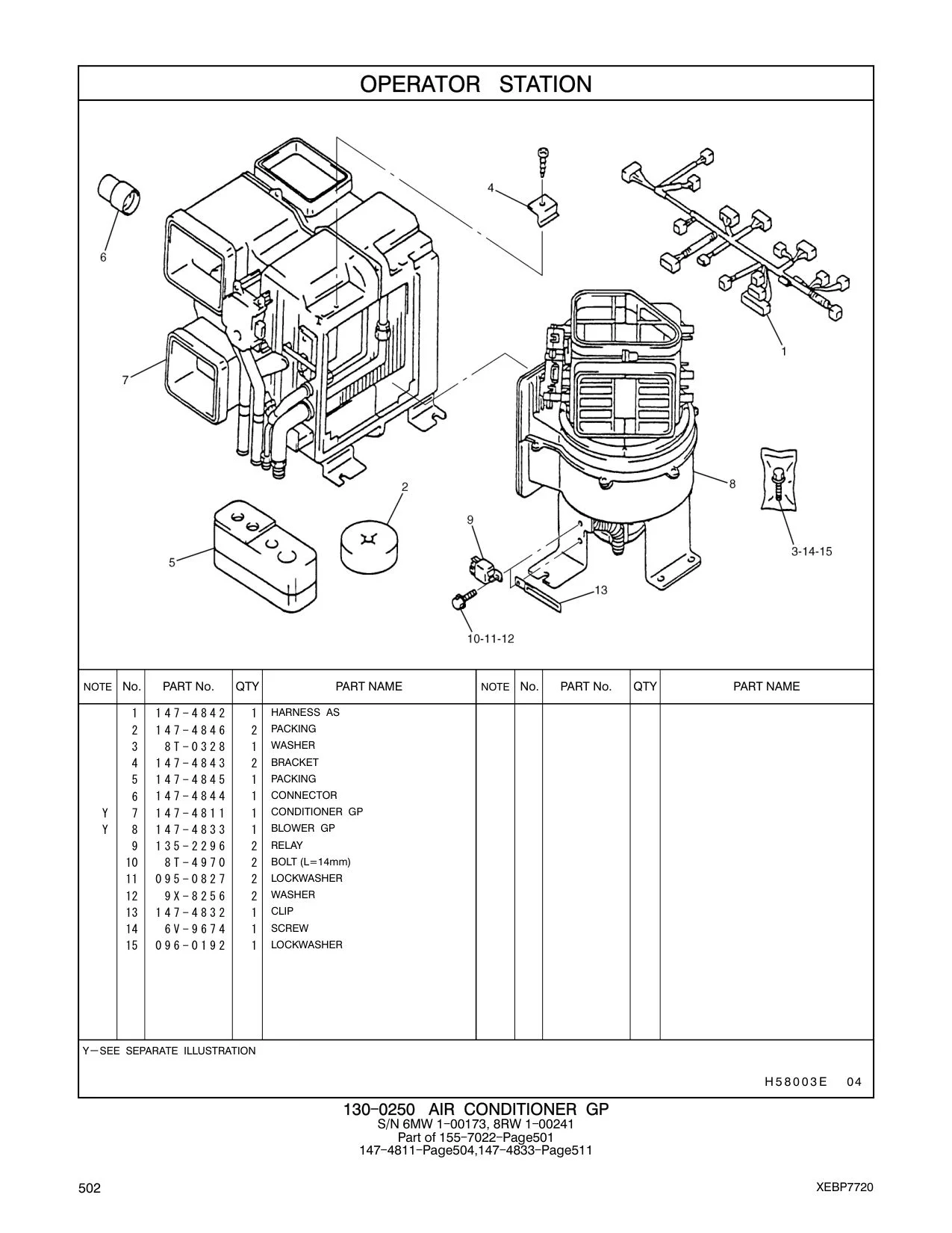 147-4843 BRACKET CAT parts manual diagram