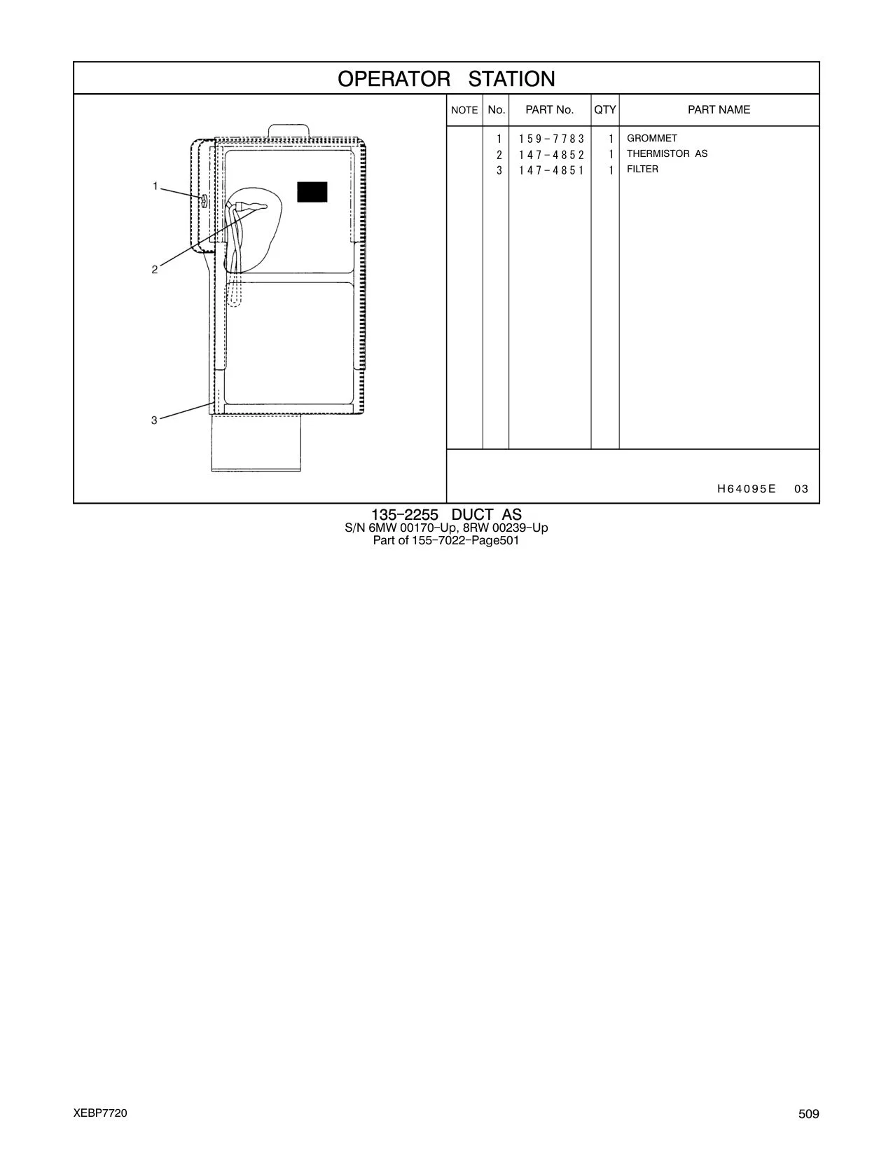 159-7783 - GROMMET