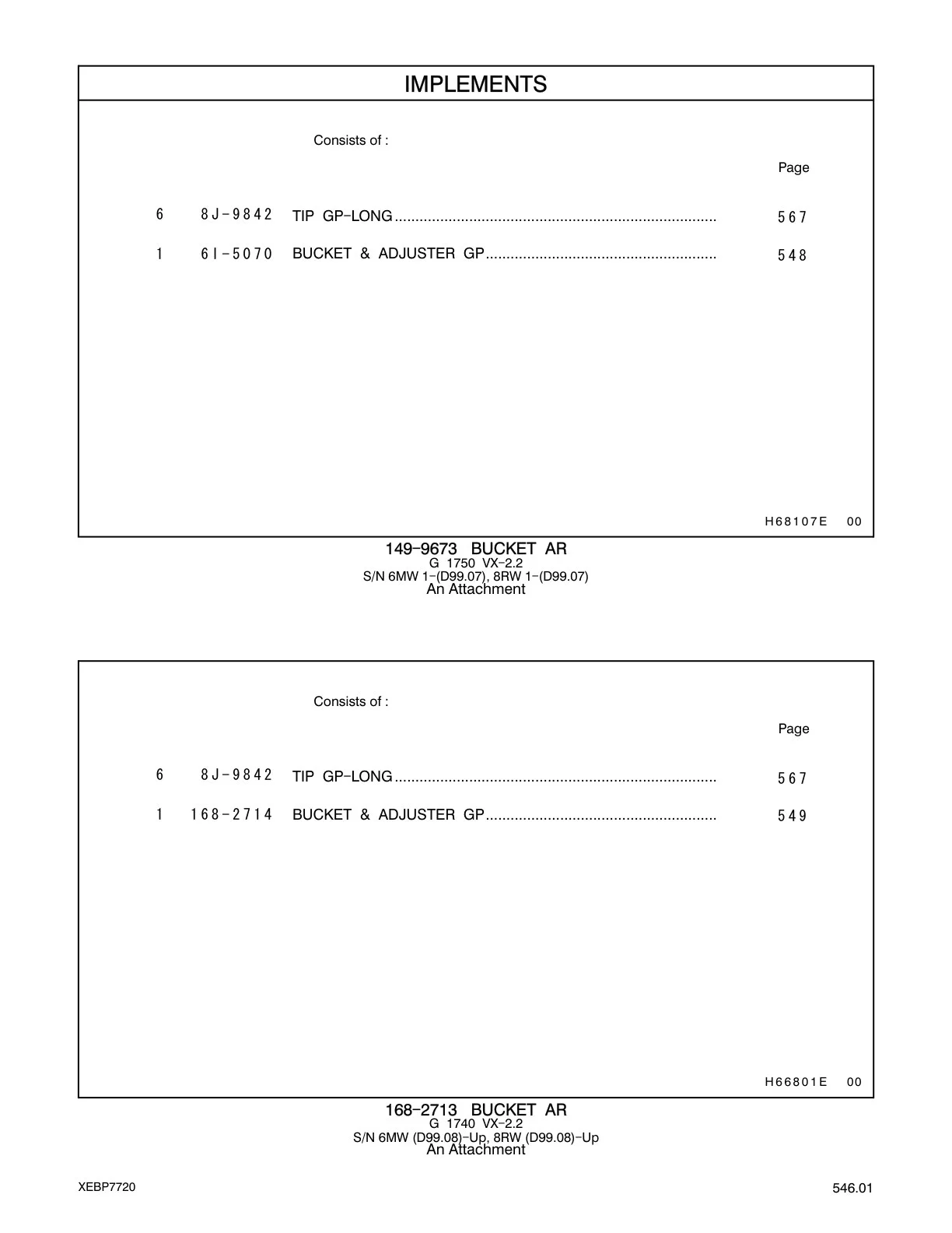 6I-5070 BUCKET & ADJUSTER GP CAT parts manual diagram
