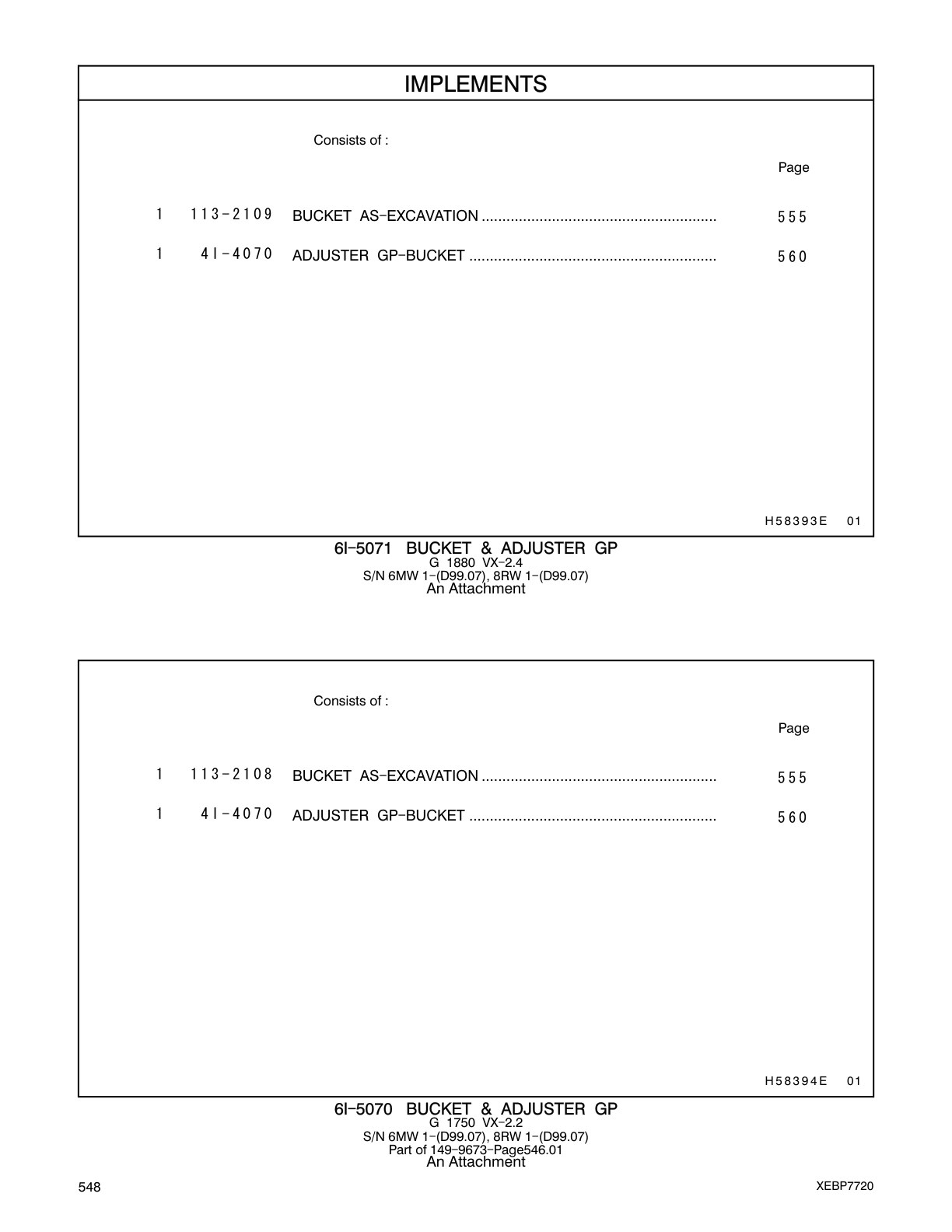 113-2109 BUCKET AS-EXCAVATION CAT parts manual diagram