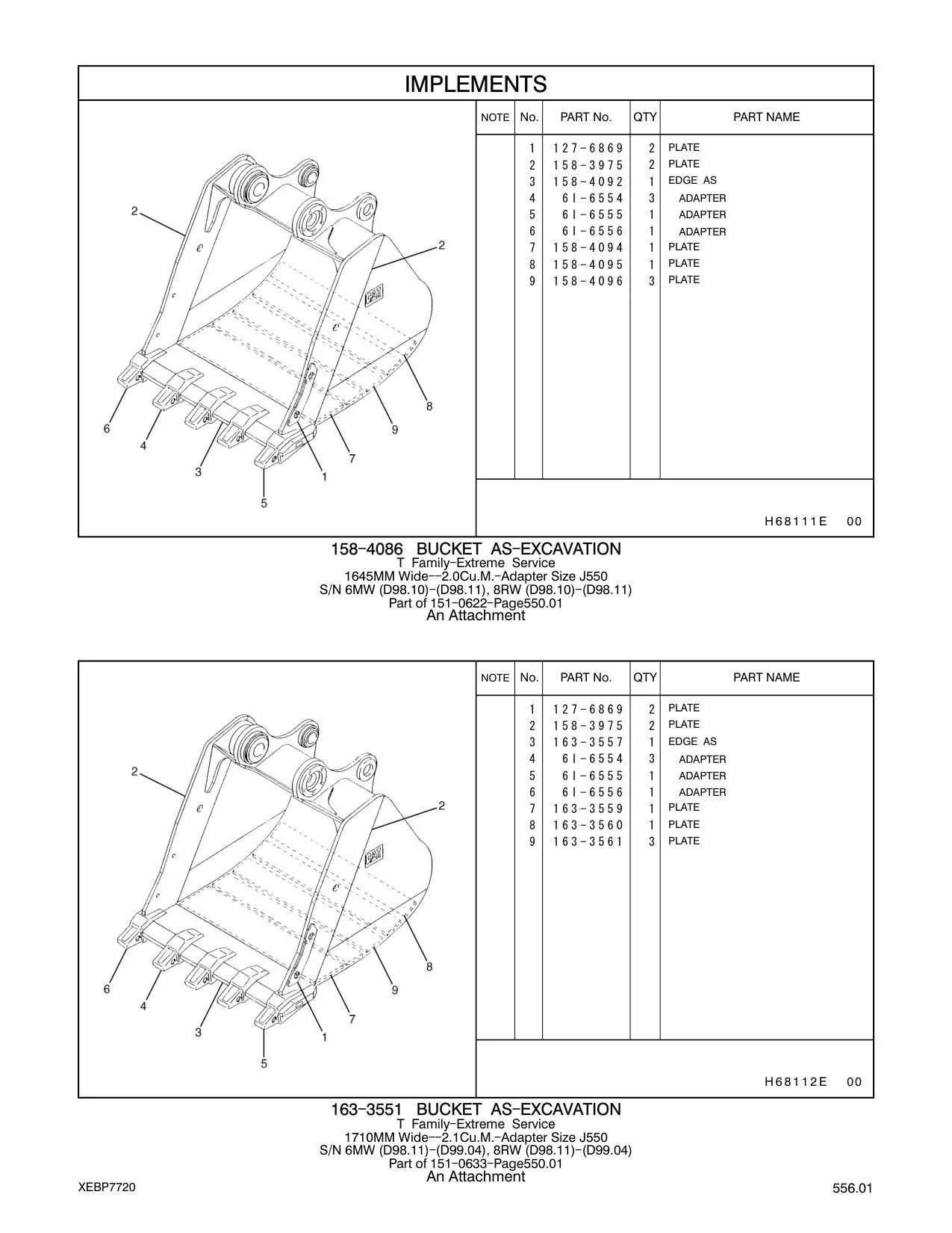 158-4096 PLATE CAT parts manual diagram