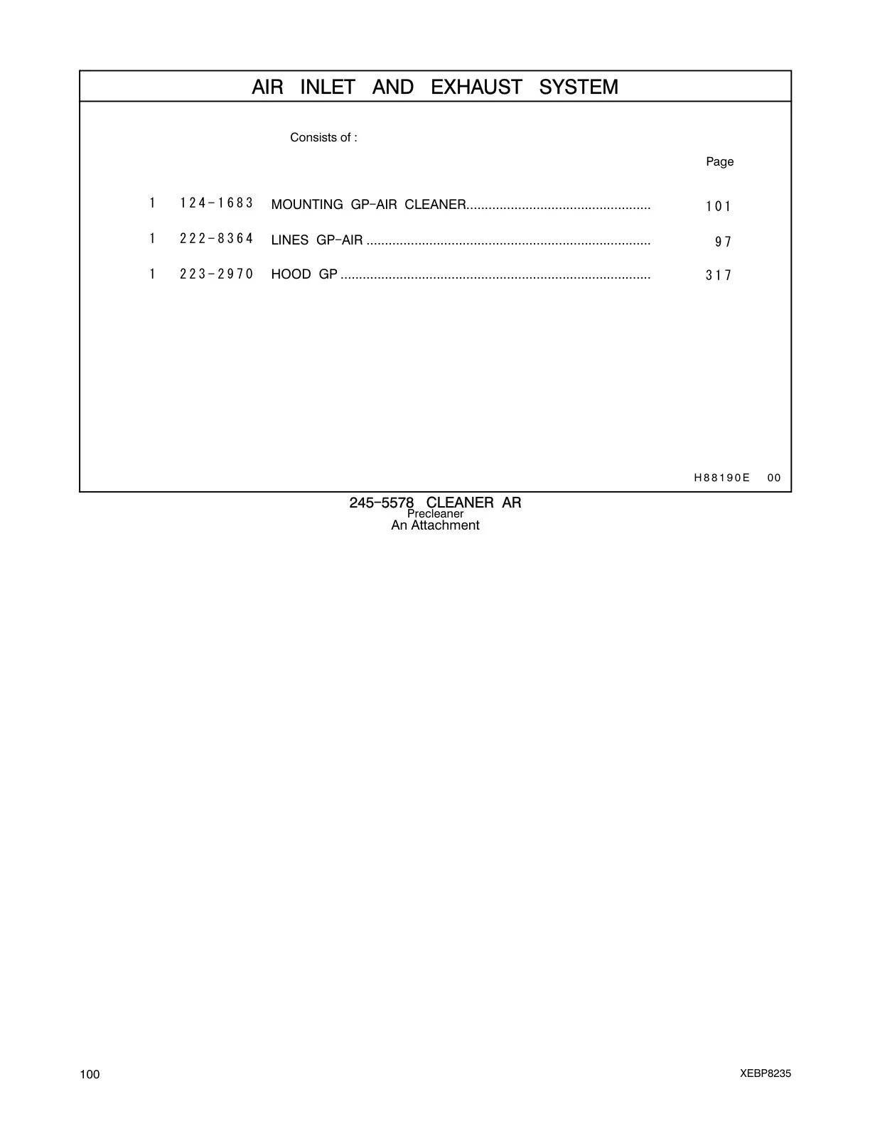 1223-2970 - HOOD GP ....................................................................................