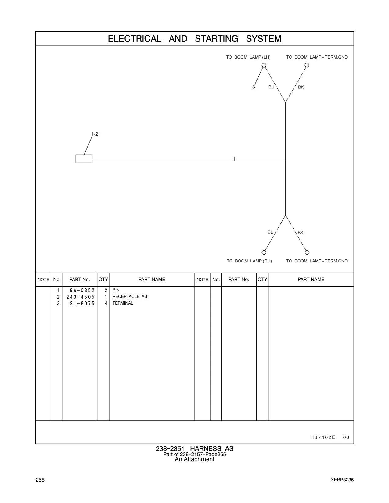 243-4505 - RECEPTACLE AS