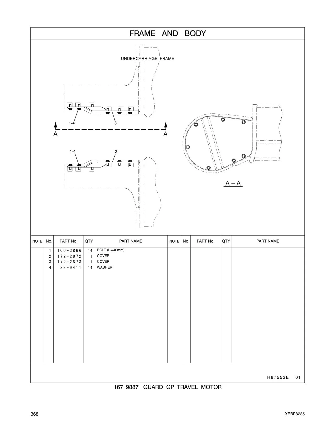 100-3866 - BOLT (L=40mm)