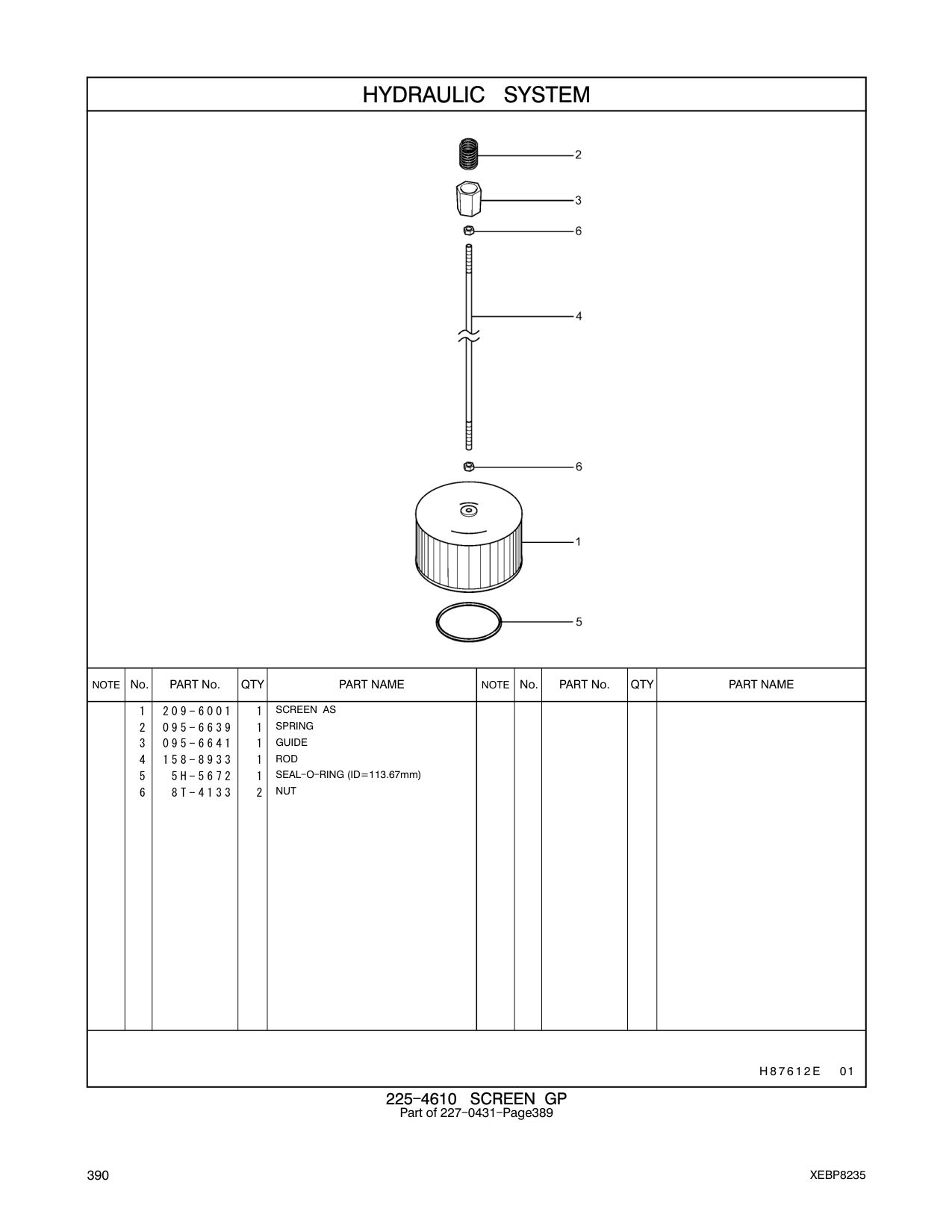 158-8933 ROD CAT parts manual diagram