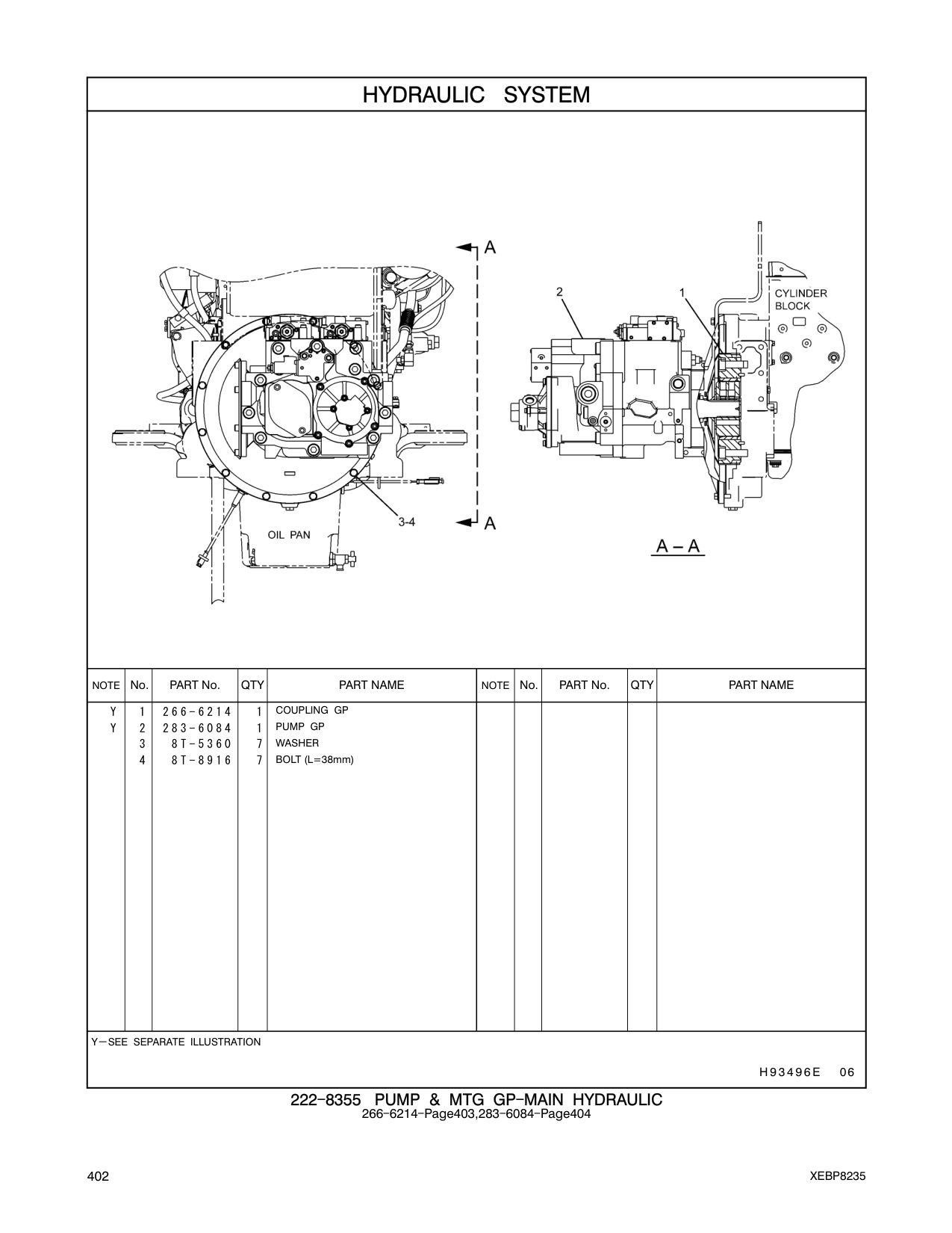 266-6214 COUPLING GP CAT parts manual diagram