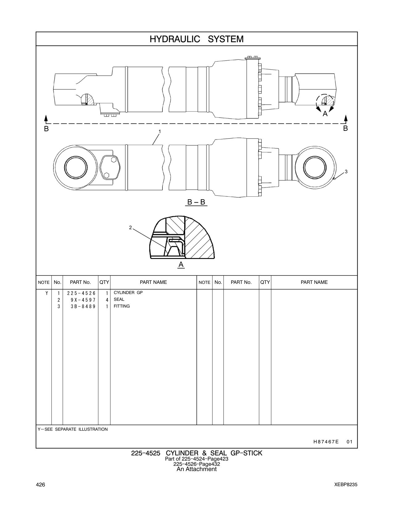 225-4526 - CYLINDER GP